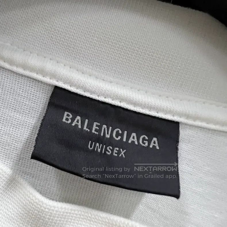 Balenciaga Balenciaga Distressed Letter Printed Short Sleeve Size US S / EU 44-46 / 1 - 4 Thumbnail