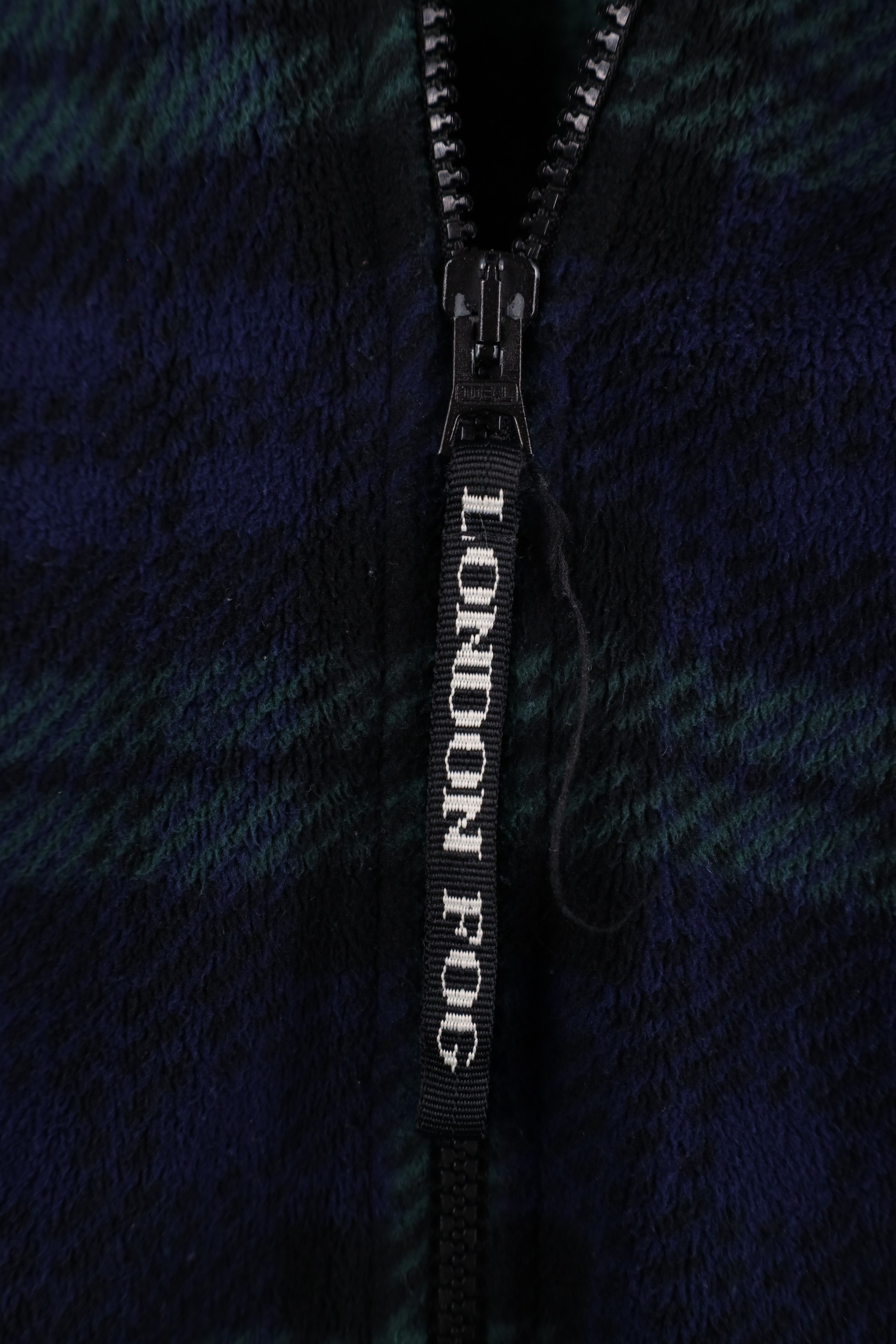 Vintage Vintage 90s Streetwear Checkered Full Zip Fleece Jacket Size US M / EU 48-50 / 2 - 4 Thumbnail