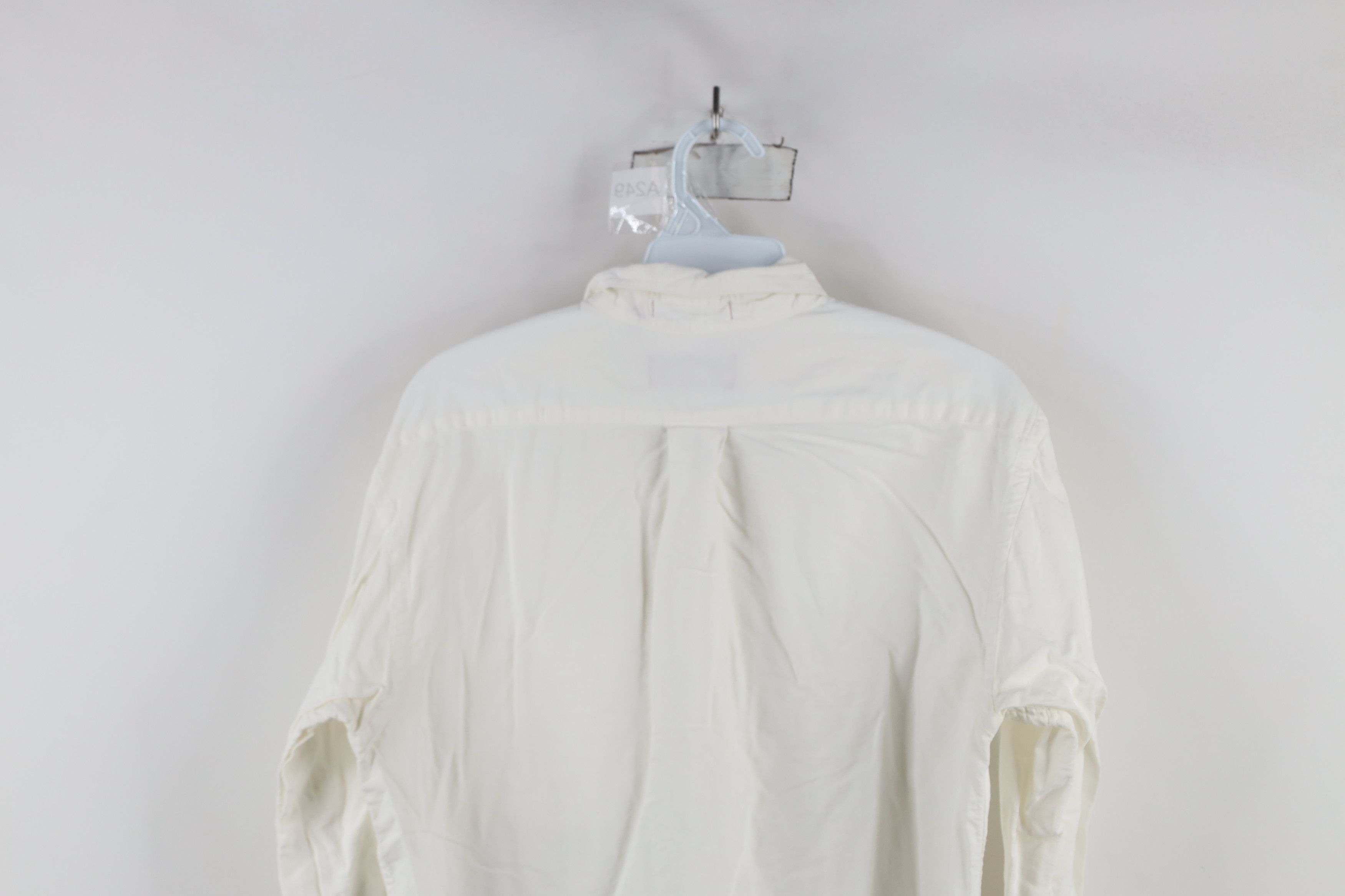 Vintage Vintage 70s Macys Needle Collared Button Down Shirt White Size US M / EU 48-50 / 2 - 11 Thumbnail