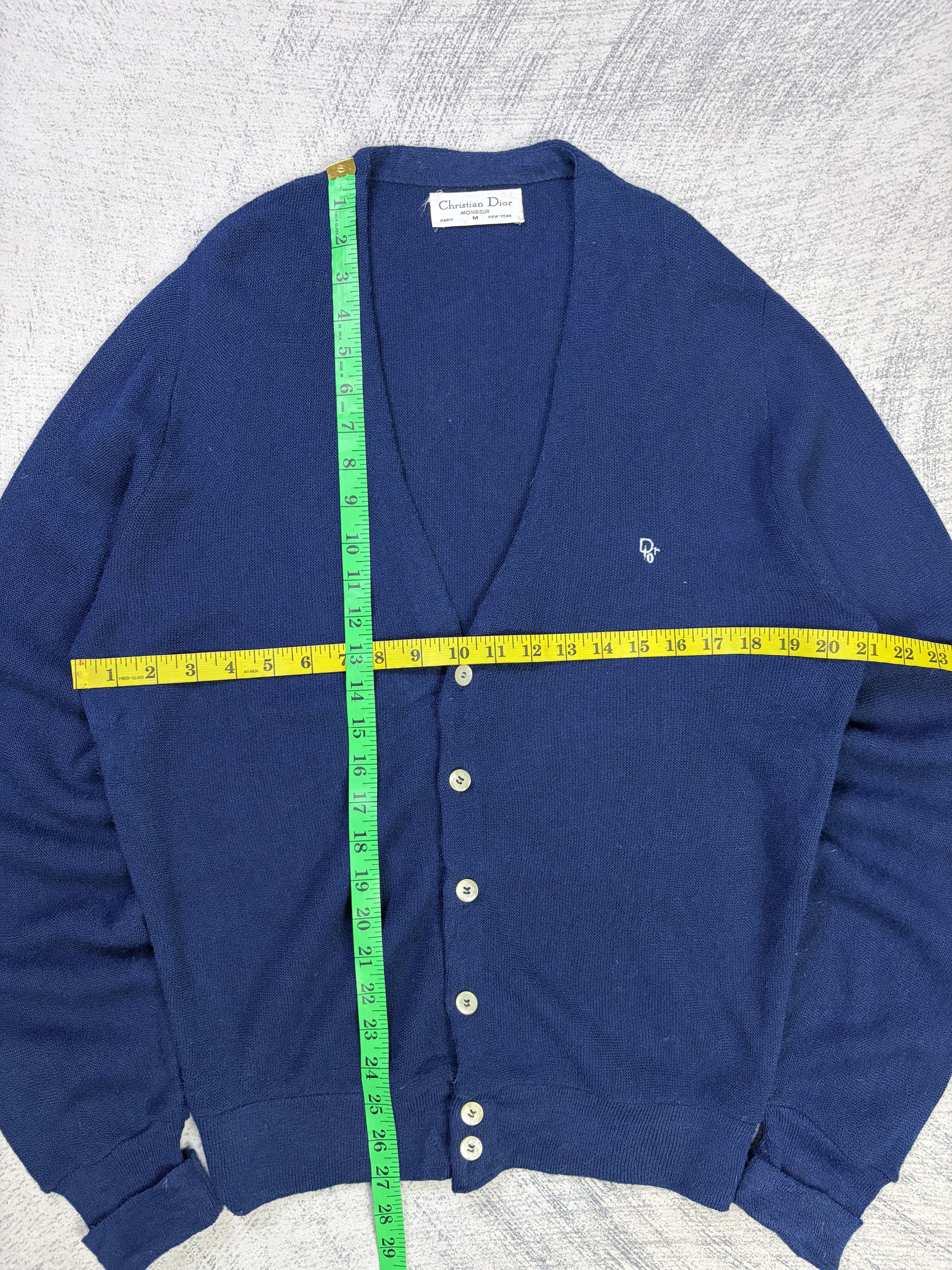 Christian Dior Monsieur Vintage Christian Dior Knitted Cardigan Made in USA Size US M / EU 48-50 / 2 - 10 Thumbnail