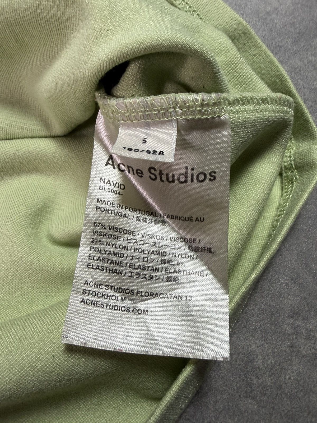 Acne Studios Acne Studios Logo Collar Slim Tee S M Size US XS / EU 42 / 0 - 9 Thumbnail
