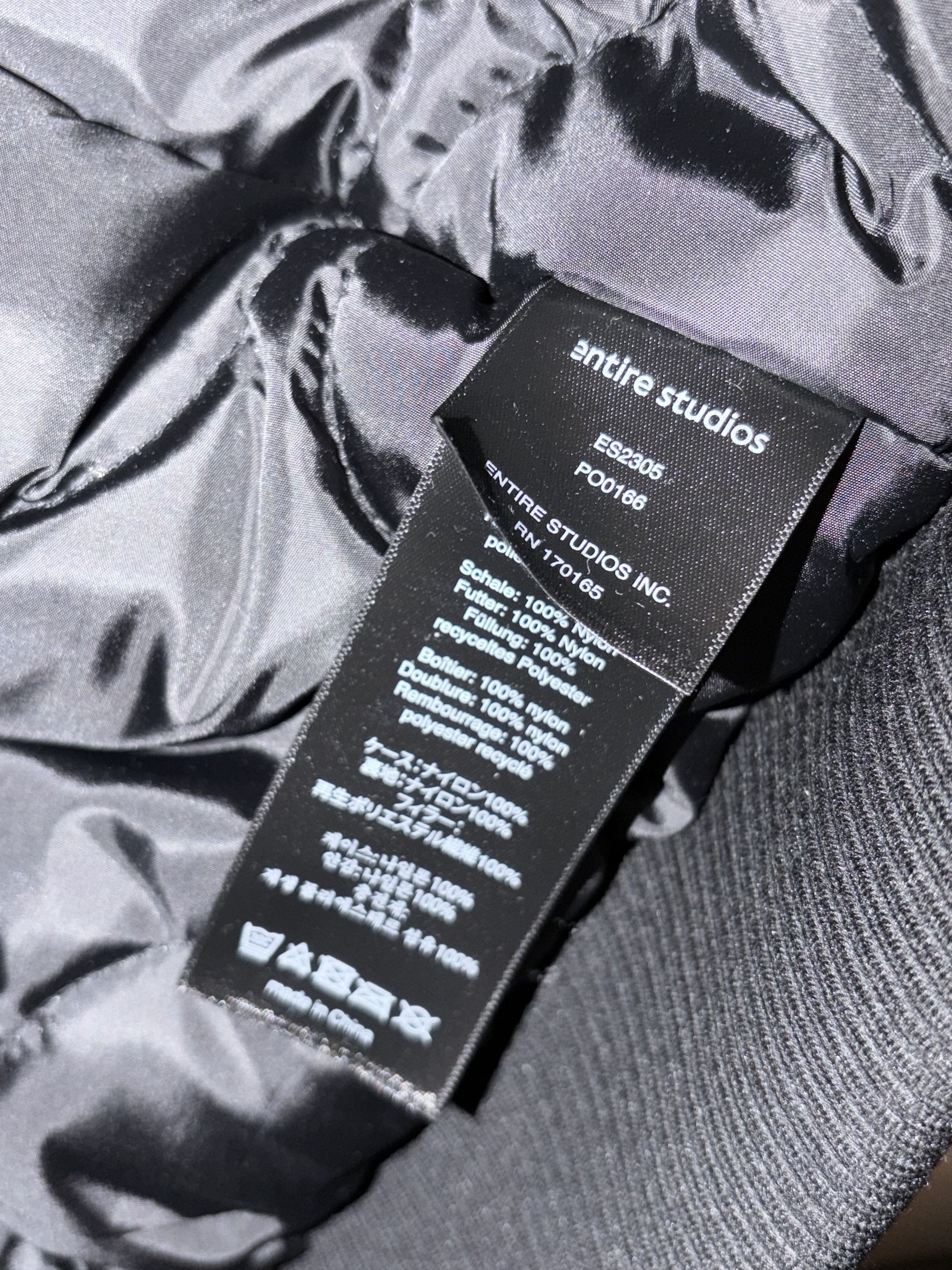 Entire Studios Entire Studios A-2 Bomber Jacket in Black Size US M / EU 48-50 / 2 - 5 Thumbnail