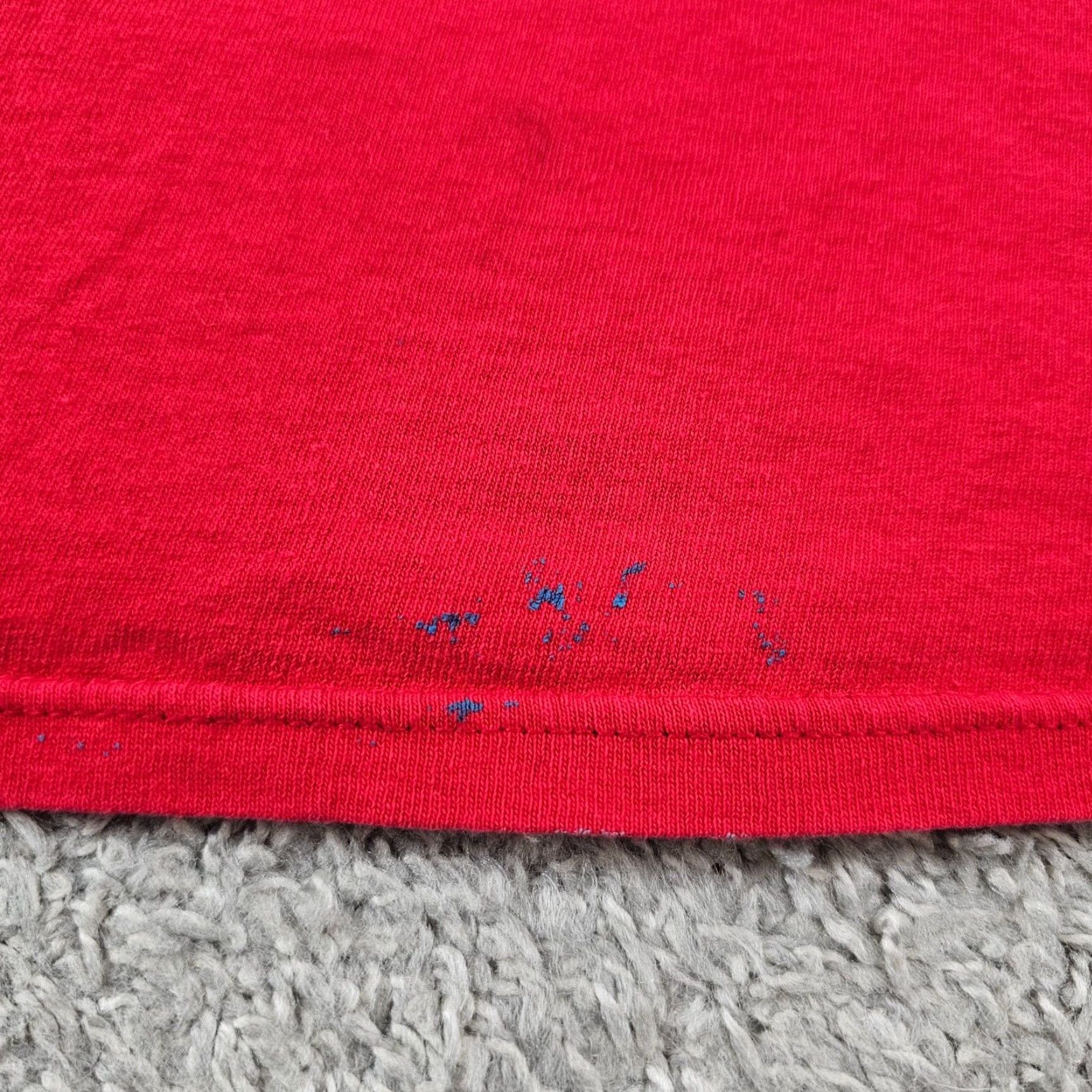Anvil VINTAGE Pringles Shirt Mens XL Red Graphic Print T-Shirt 100% Cotton Anvil Crew Neck Short Sleeve Mens XL Red 90s Concert Merch Size US XL / EU 56 / 4 - 3 Thumbnail