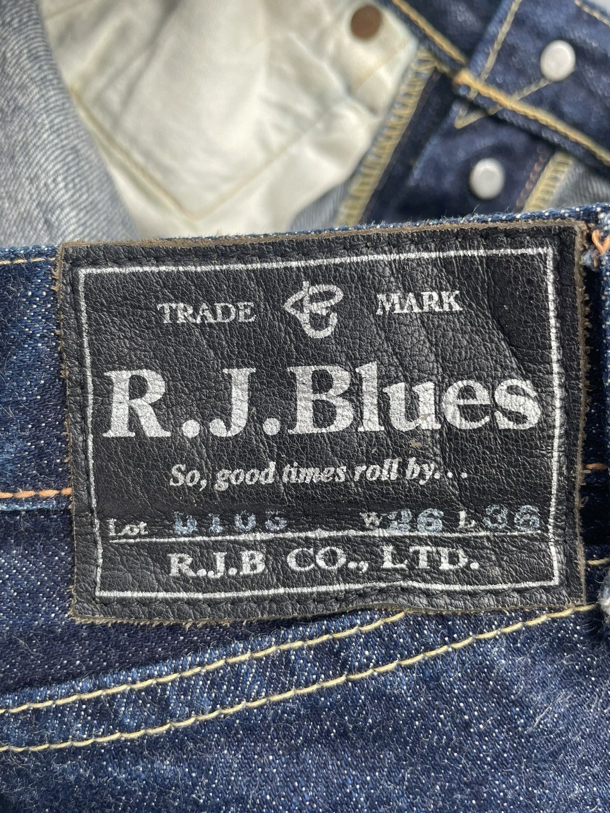 The Flat Head R.J.Blues Selvedge Denim Size US 27 - 14 Thumbnail