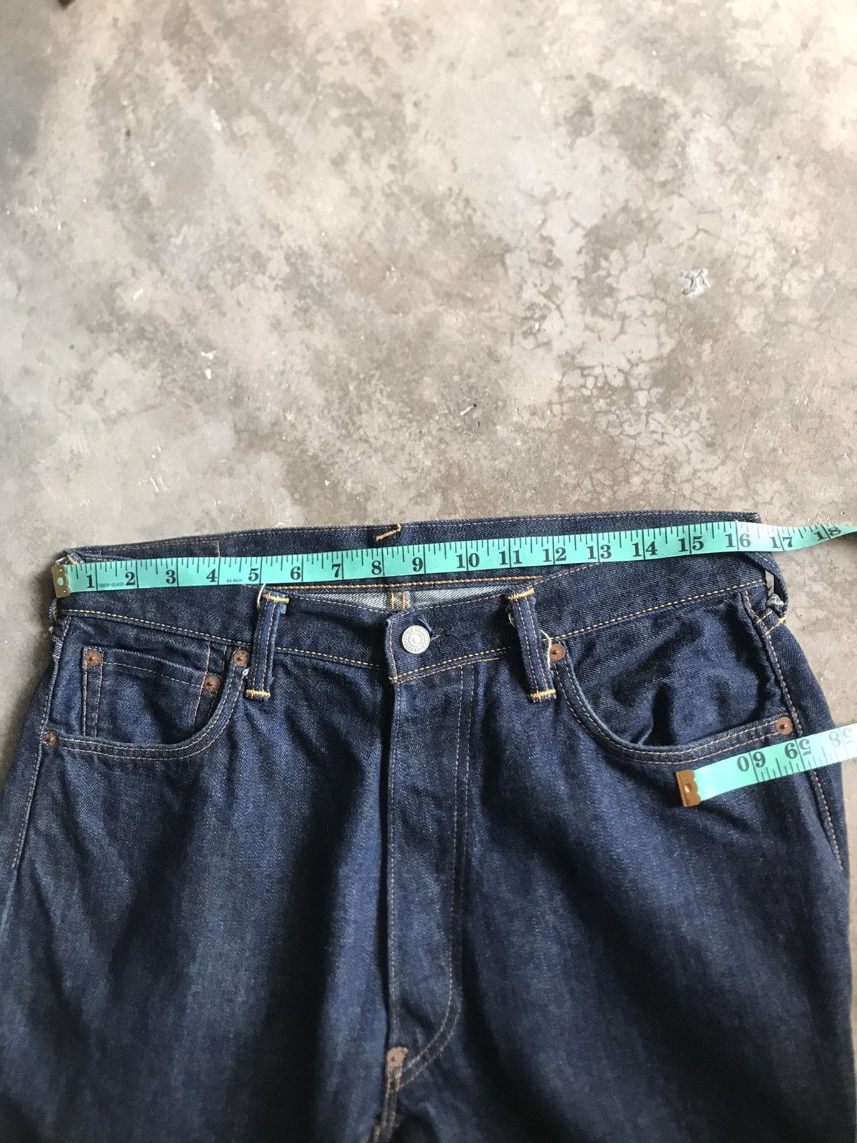 Evisu 🔥Rare Vintage Evisu Red Daicock Selvedge loose Denim-W 33 Size US 33 - 18 Thumbnail