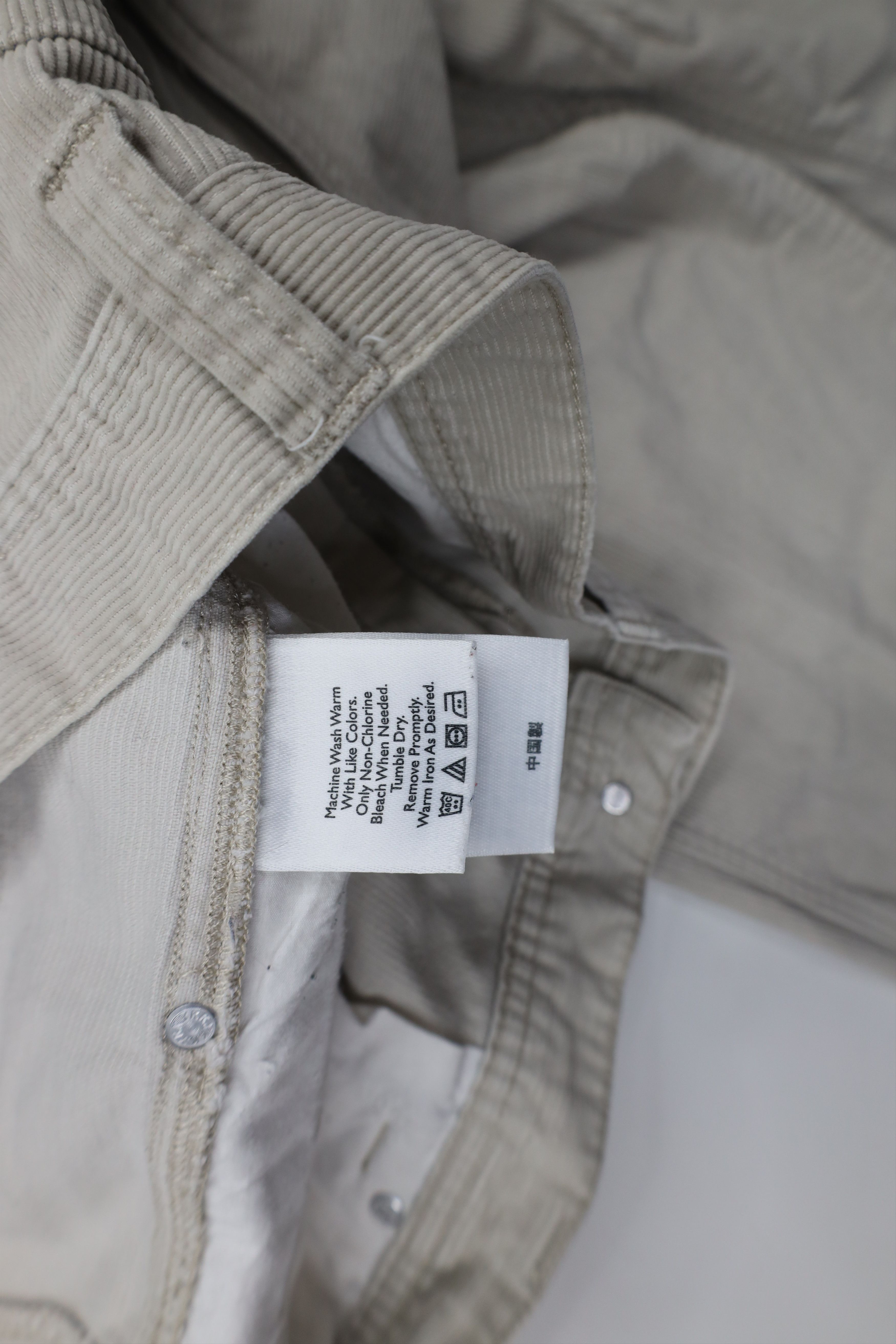 Eddie Bauer × Vintage Vintage 90s Eddie Bauer Wide Leg Corduroy Dungaree Pants Size US 38 / EU 54 - 10 Thumbnail