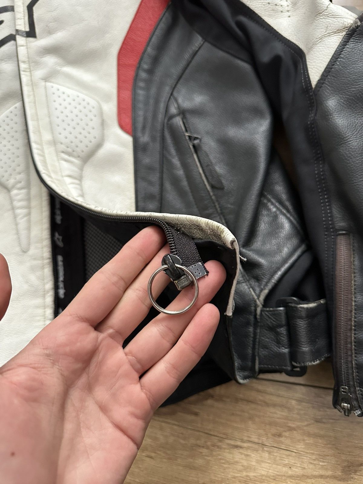 Alpinestars Alpinestars Vintage Zip Leather Moto Jacket Size US L / EU 52-54 / 3 - 18 Thumbnail