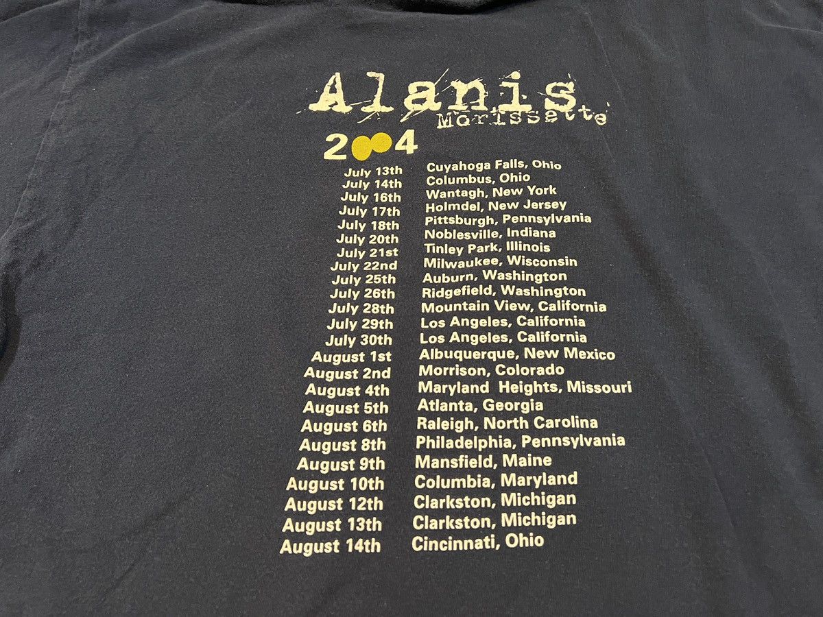 Band Tees × Vintage Vintage Y2K Alanis Morissette So-Called Chaos Tour T-Shirt Size US XL / EU 56 / 4 - 5 Thumbnail