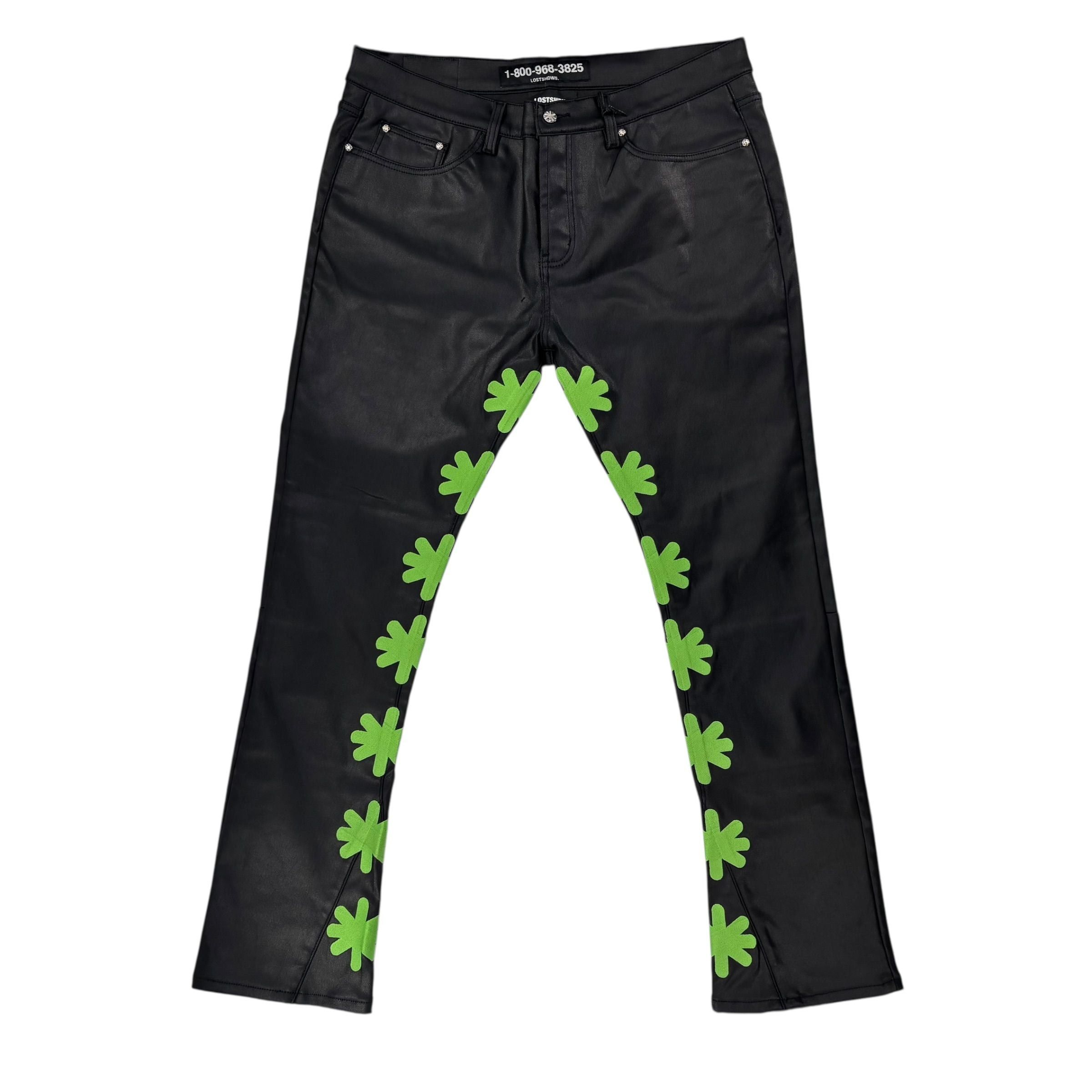 LOSTSHDWS Lost Shdw Waxed Denim Black Green Size US 32 / EU 48 - 1 Thumbnail