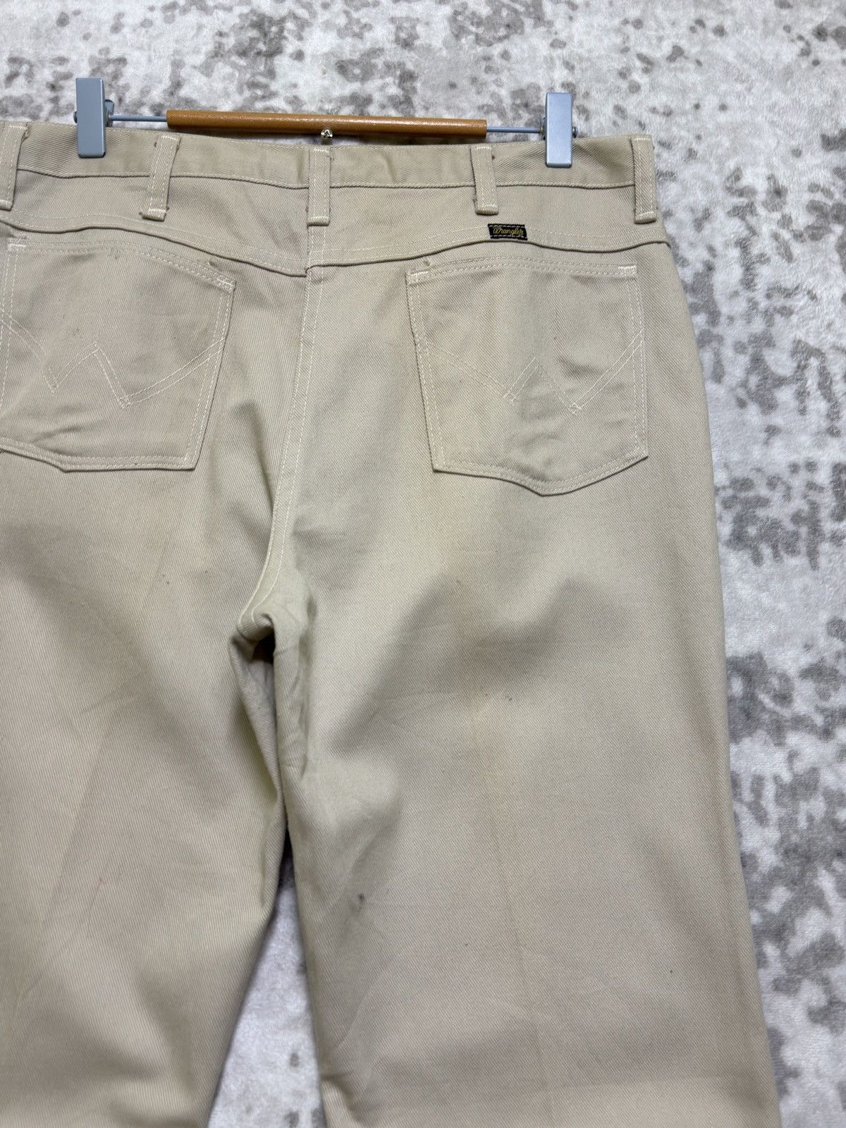 Wrangler Vintage Wrangler Sta-Prest Bootcut Flare Pants 70s Talon Zip Size US 33 - 11 Thumbnail