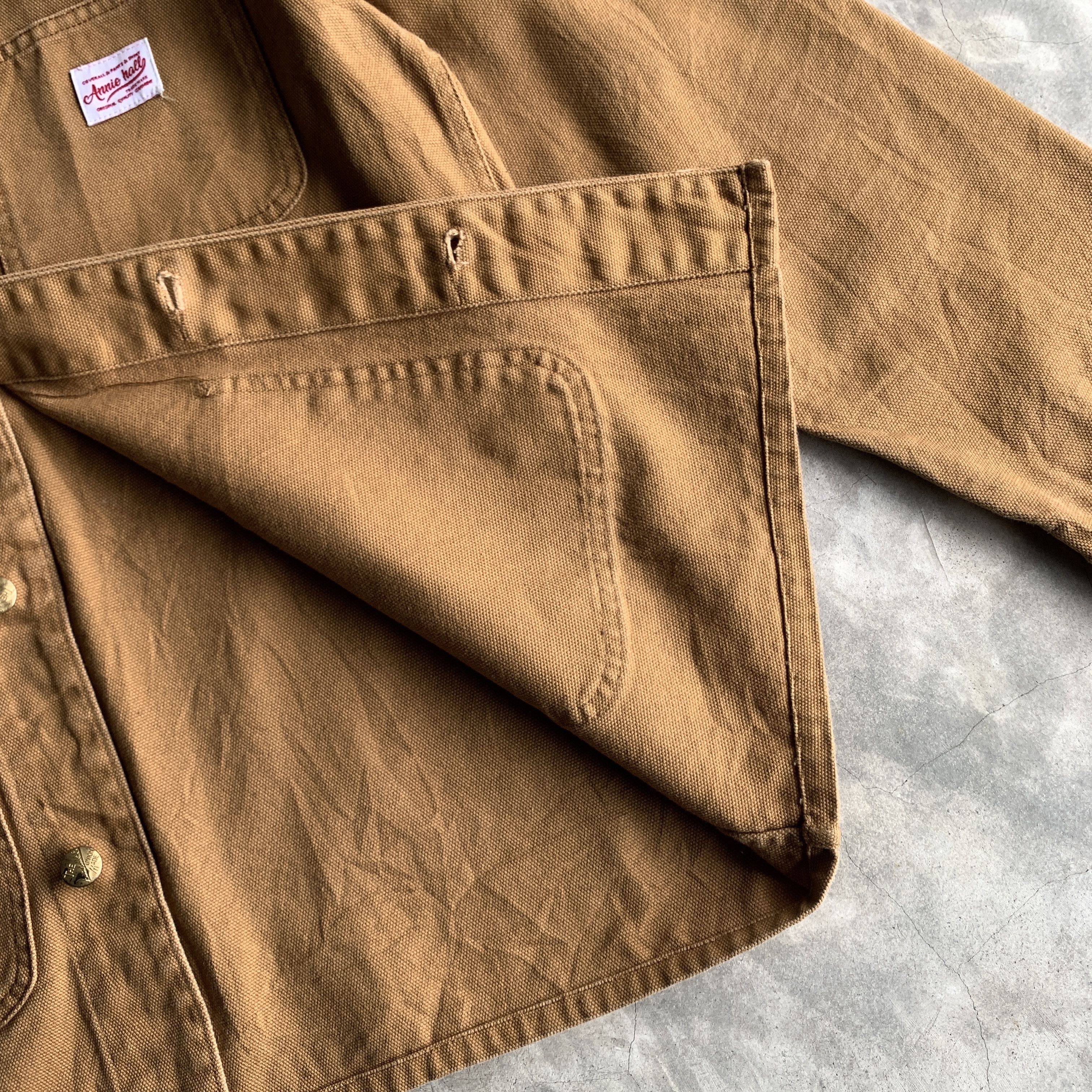 Japanese Brand × Vintage Rare Annie Hall Heavy Canvas Chore Coat Size US L / EU 52-54 / 3 - 9 Thumbnail