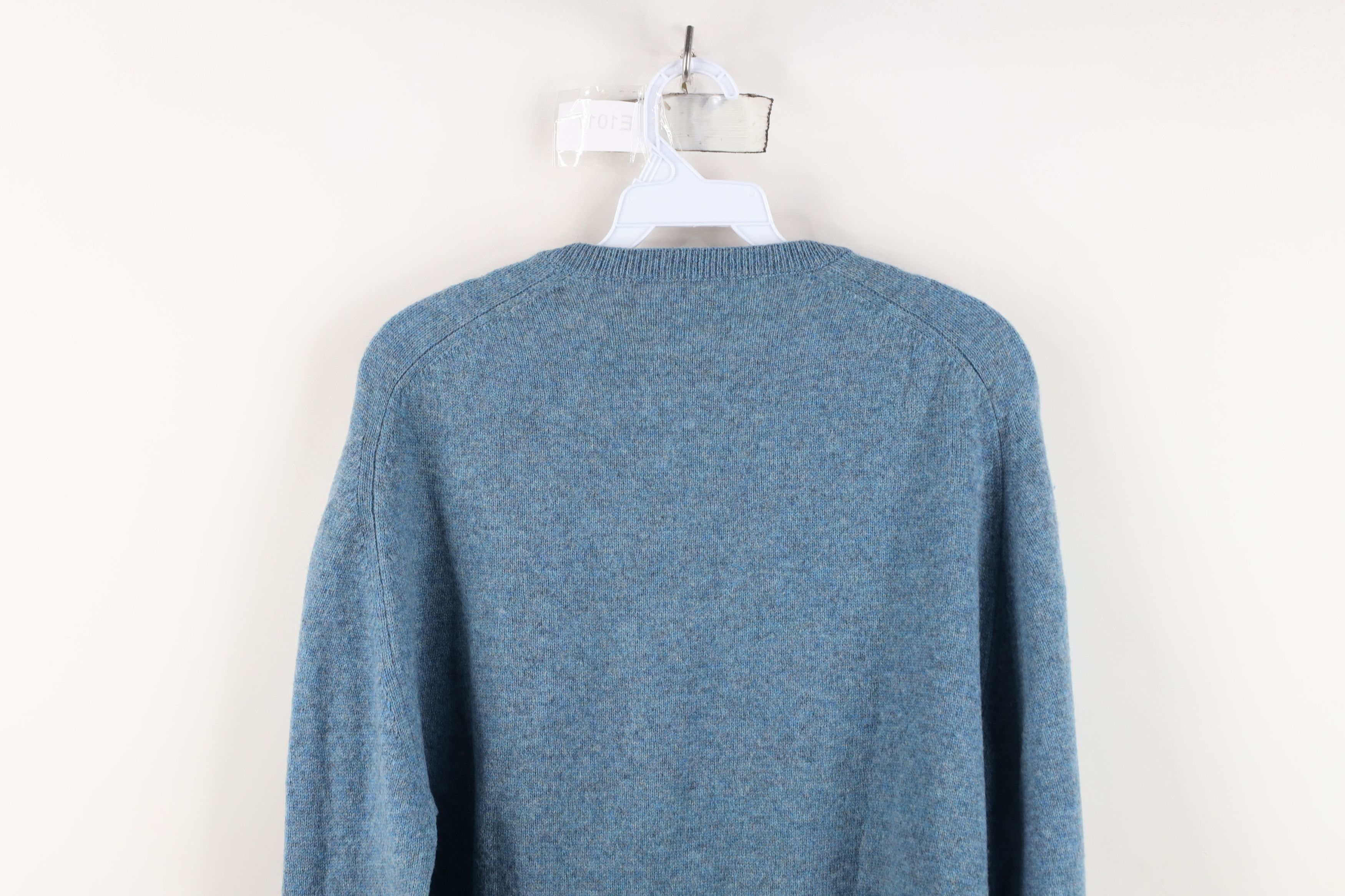 Vintage Vintage 70s Streetwear Blank Lambswool Knit V-Neck Sweater Size US XXL / EU 58 / 5 - 8 Thumbnail