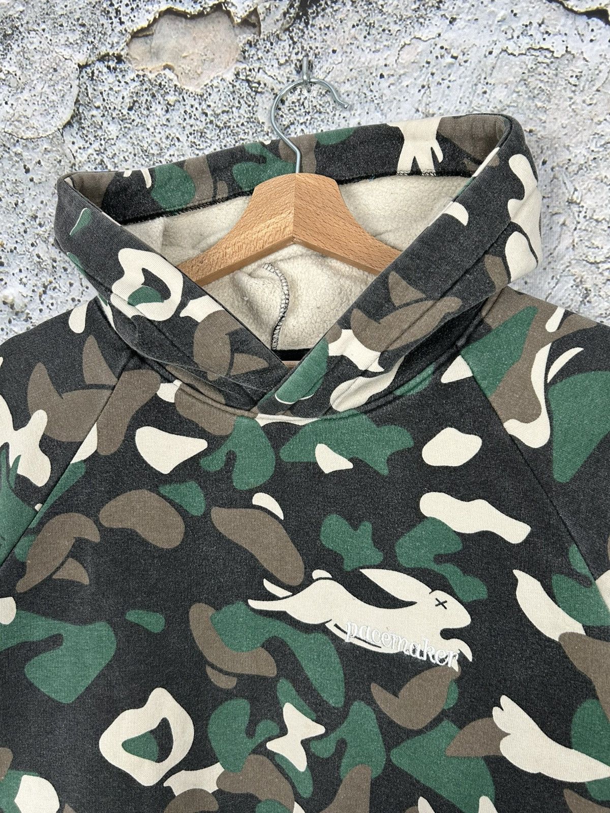 Vintage Vintage Pacemaker Camo Baggy Hoodie Boxy Streetwear Archive Size US M / EU 48-50 / 2 - 3 Thumbnail