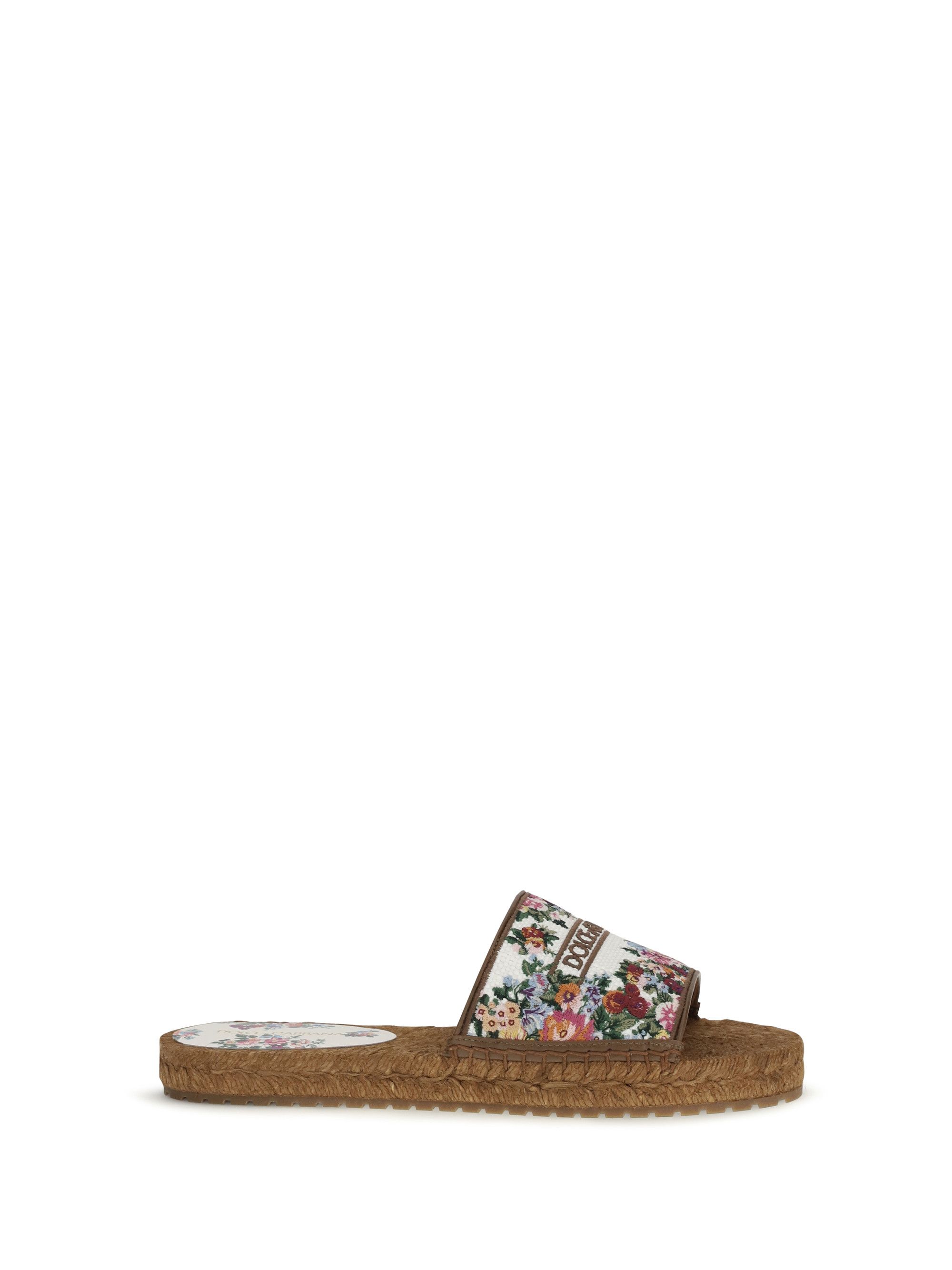 Dolce & Gabbana Embroidered espadrille Sandals Size US 8 / IT 38 - 1 Thumbnail