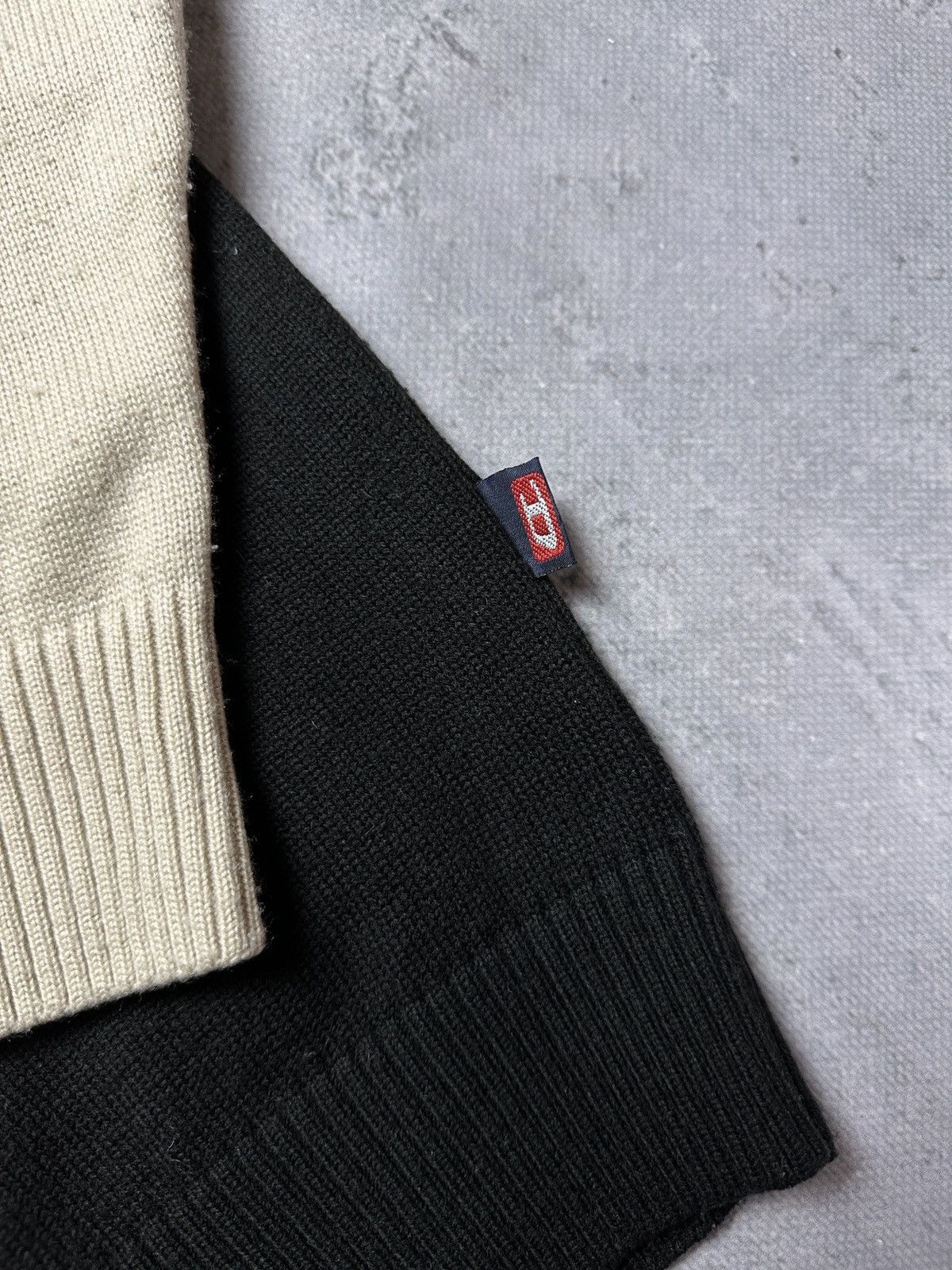 Diesel Diesel Vintage Distressed Knitwear Wool Half-Zip Sweater 90s Size US M / EU 48-50 / 2 - 5 Thumbnail