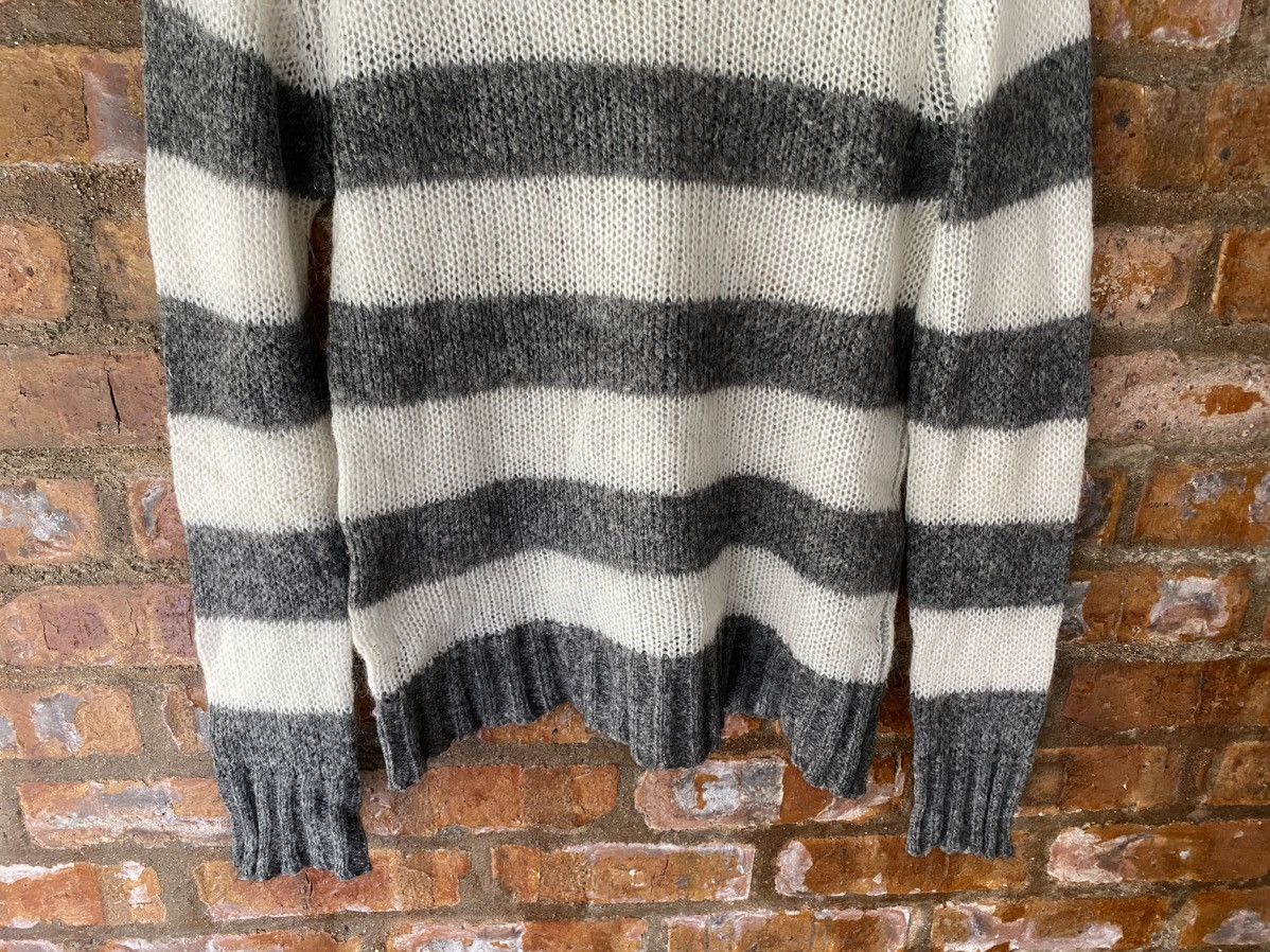 Japanese Brand 1990s Hiromichi Nakano Japan Spider Web mesh stripe grunge Size US M / EU 48-50 / 2 - 5 Thumbnail