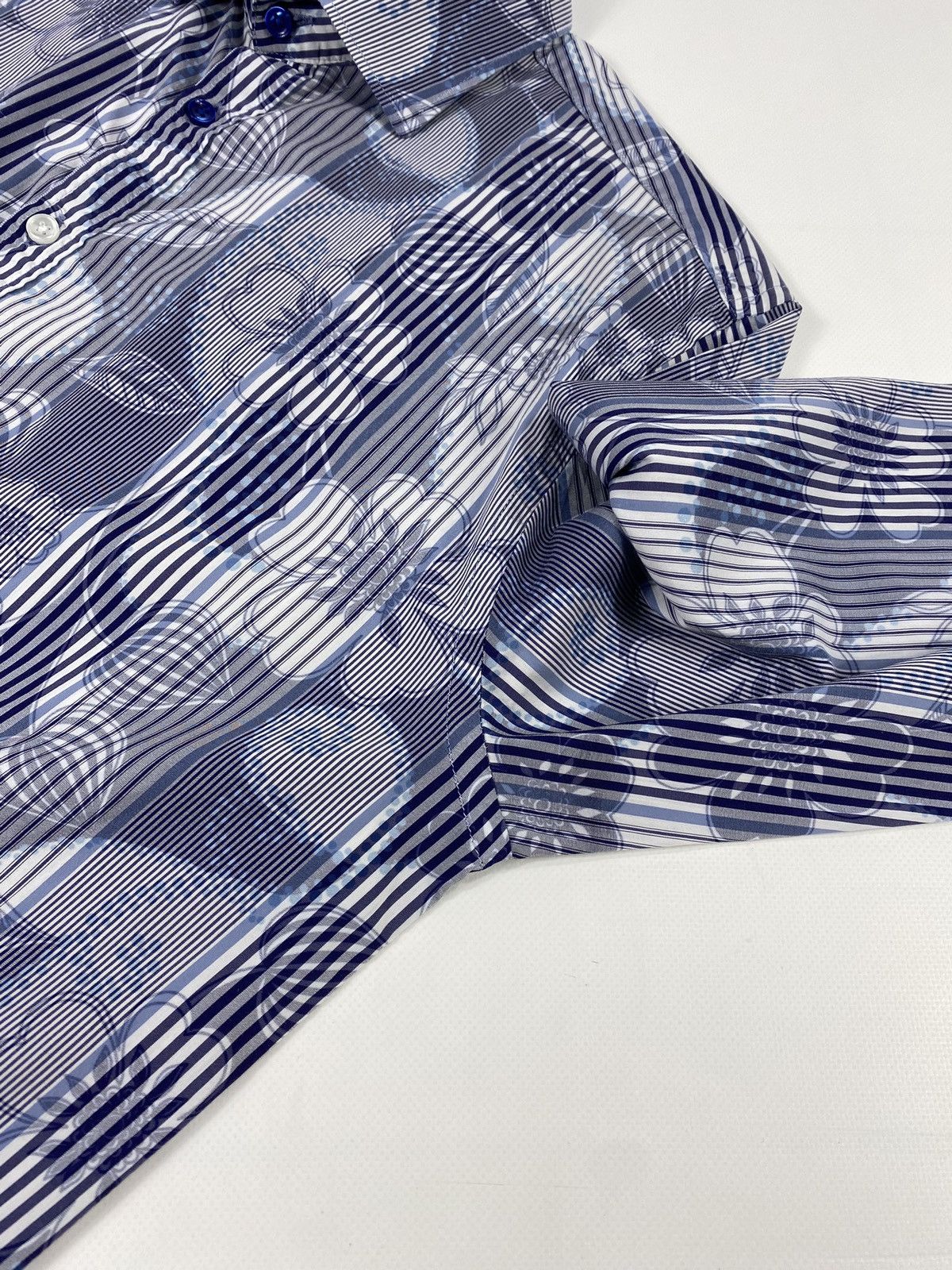 Desigual 🔥LASTDROP🔥 Desigual Striped Flowers Etro Design Style Shirt Size US XL / EU 56 / 4 - 9 Thumbnail