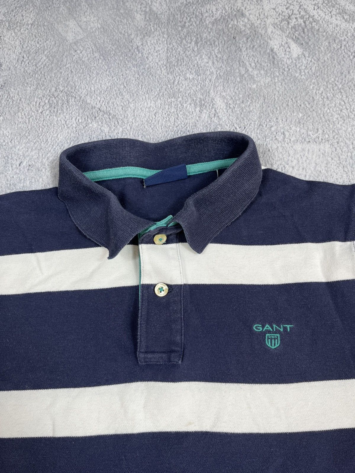 Gant × Vintage Vintage Y2K Gant striped polo t-tee old money streetwear S Size US S / EU 44-46 / 1 - 4 Thumbnail