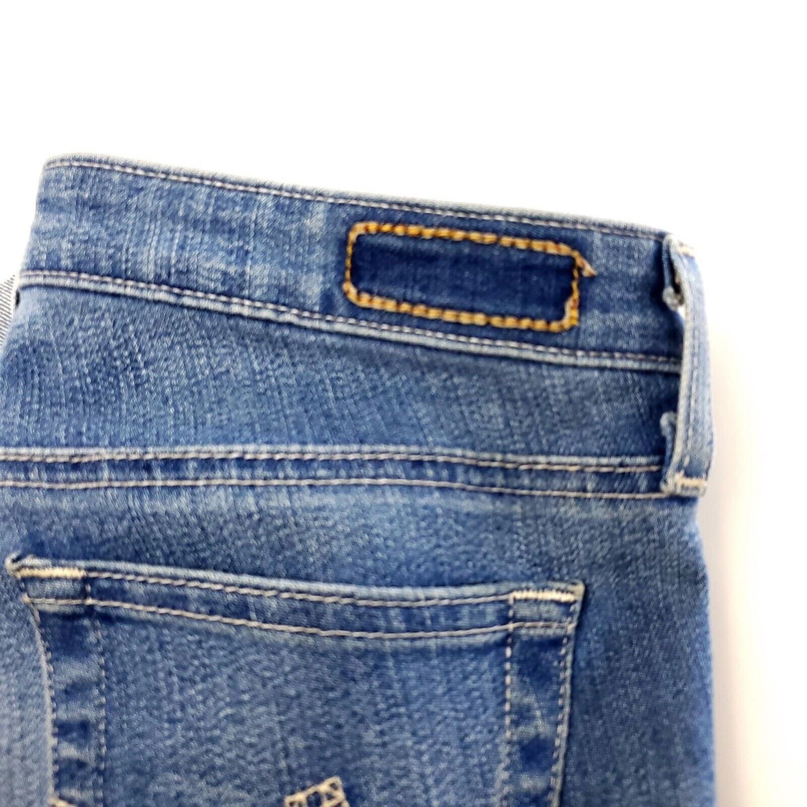 AG Adriano Goldschmied AG Adriano Goldschmied The Silt Roll-Up Denim Blue Jeans 28 Size 28" / US 6 / IT 42 - 2 Thumbnail