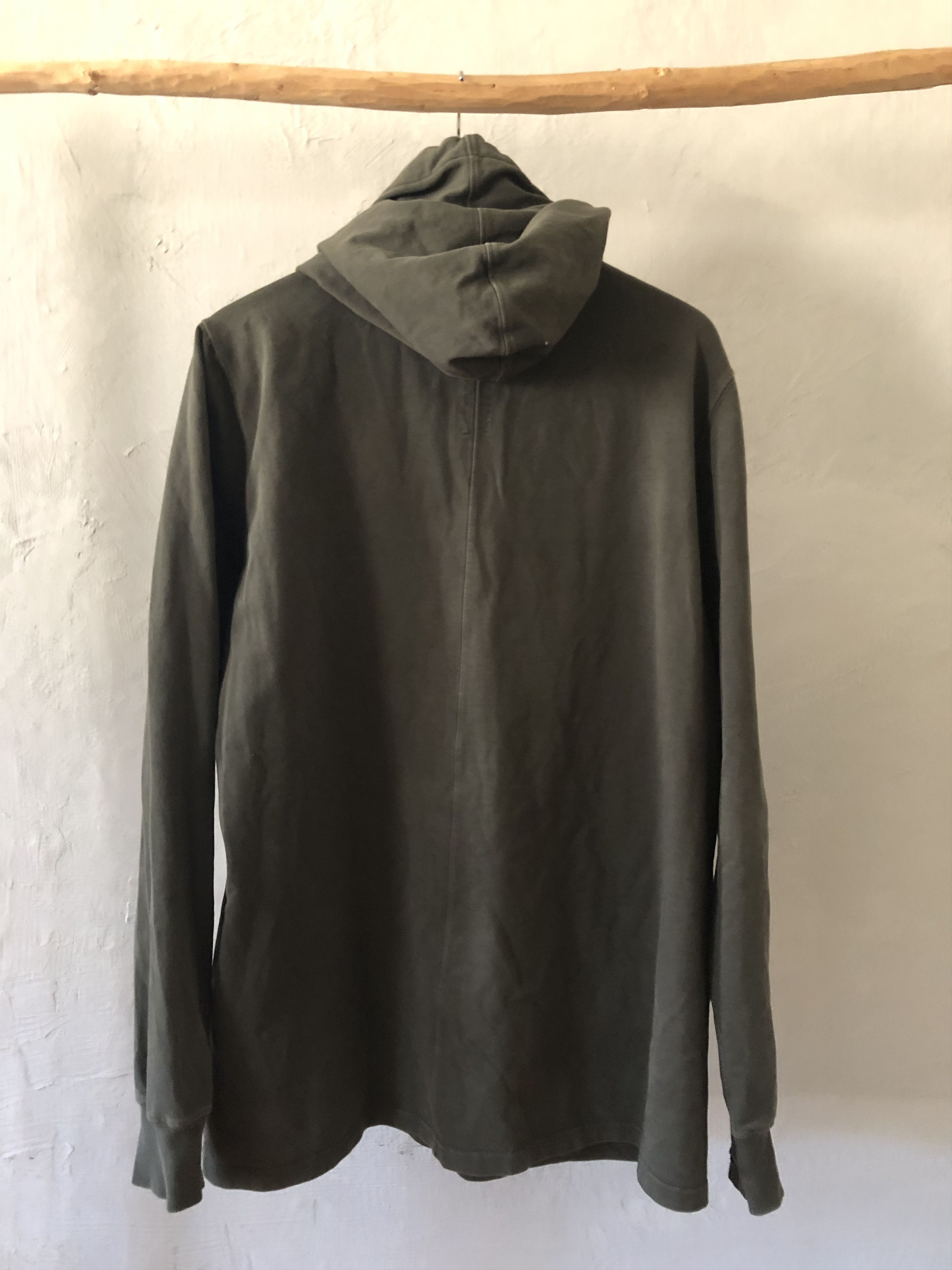 Rick Owens Drkshdw Rich Owens Drkshdw long hoodie, dark green Size US M / EU 48-50 / 2 - 8 Thumbnail