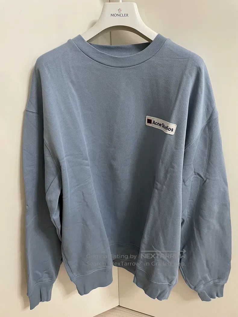 Acne Studios Acne Studios Blue Sweatshirt Size S / US 4 / IT 40 - 1 Thumbnail
