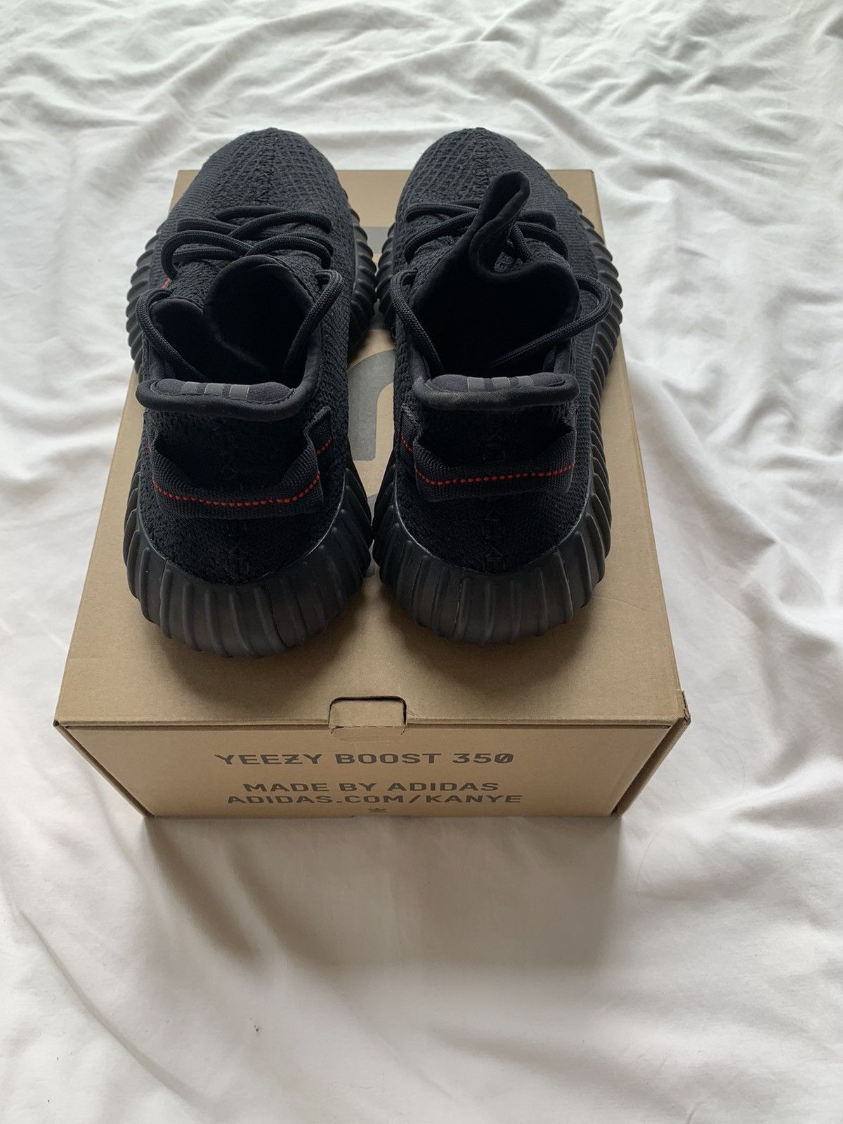Adidas × Yeezy Adidas Yeezy Boost 350 V2 Bred - US9 Size US 9 / EU 42 - 5 Thumbnail