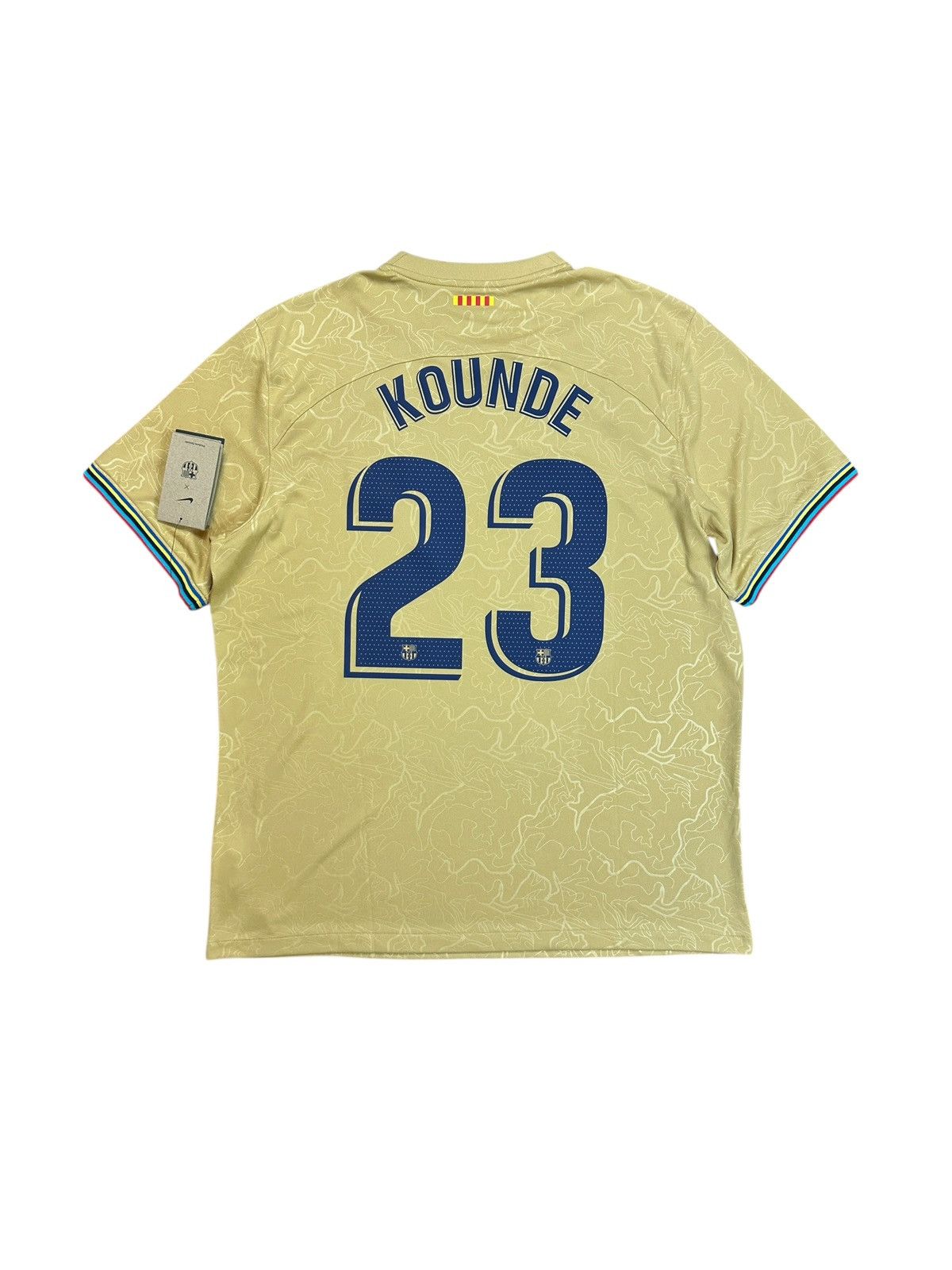 Nike Barcelona 2022/23 Kounde Away Soccer Jersey Rare Streetwear Size US XL / EU 56 / 4 - 1 Thumbnail