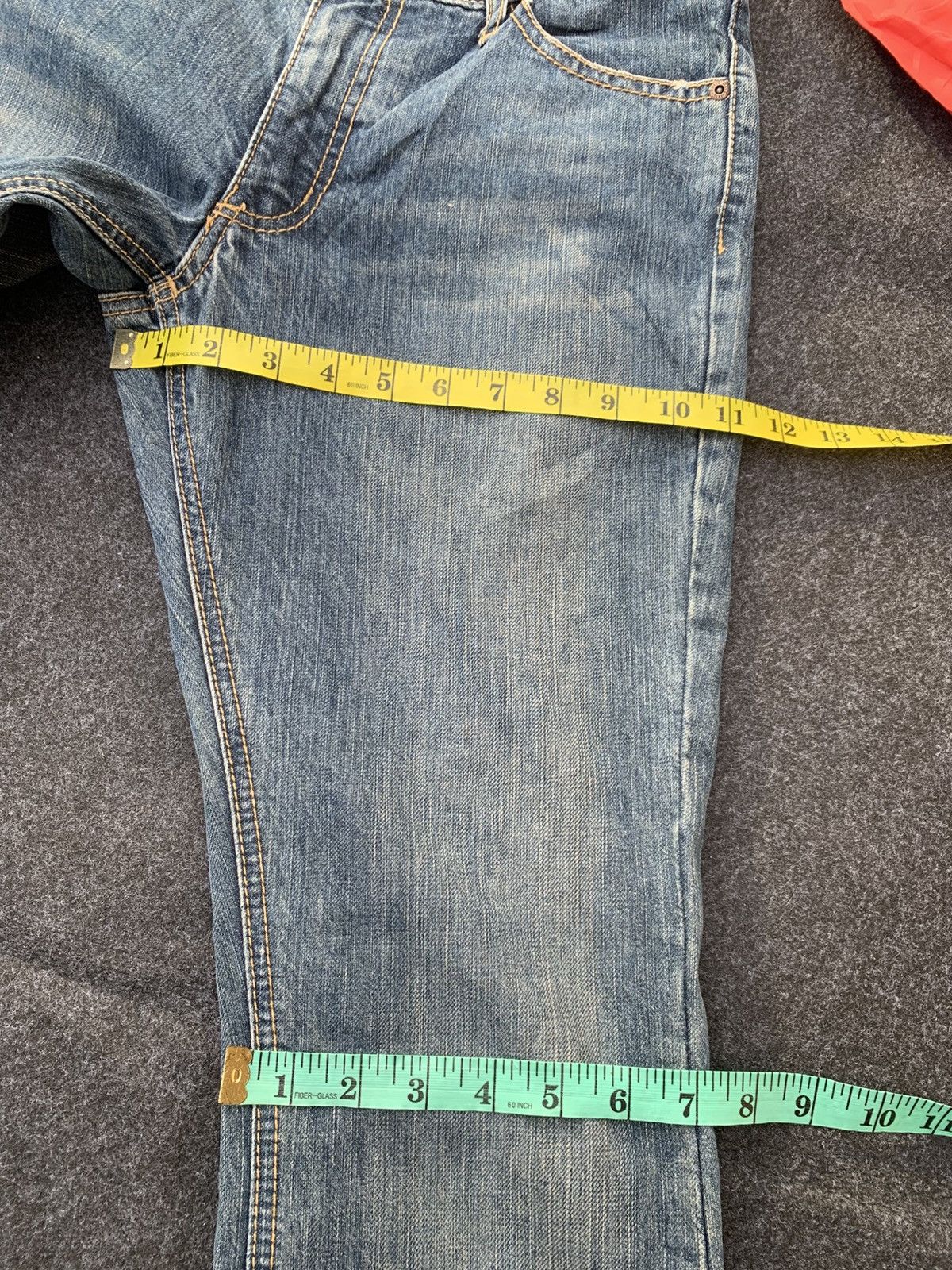 Japanese Brand Rare Semi Flare Back Rush Jeans | Iconic Look Size US 30 / EU 46 - 10 Thumbnail