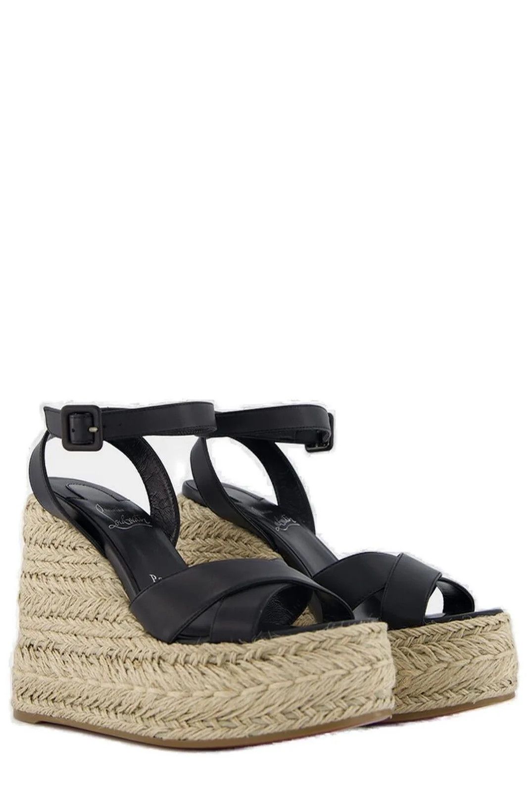 Christian Louboutin o1bcso1str0825 Mariza Zeppa 130 in Black Size US 6 / IT 36 - 3 Thumbnail