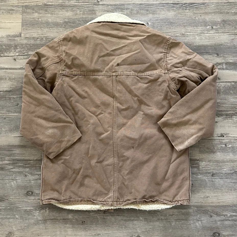 Carhartt Vintage 70s Carhartt Western Chore Sherpa Lined Jacket Size US XL / EU 56 / 4 - 5 Thumbnail