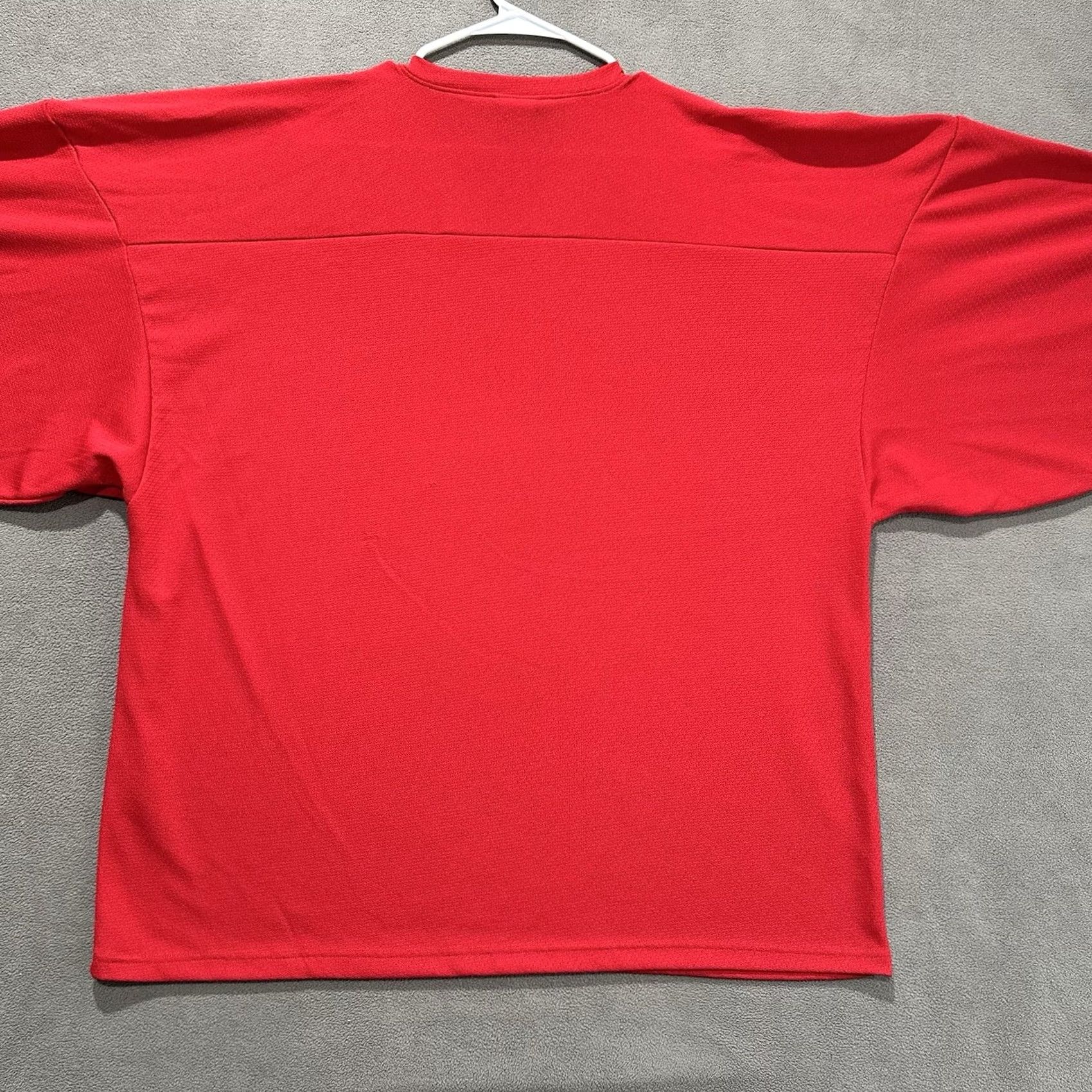 Vintage Vintage Warrior Hockey Jersey Mens Size XL Red Blank V-Neck Practice GUC Size US XL / EU 56 / 4 - 2 Thumbnail
