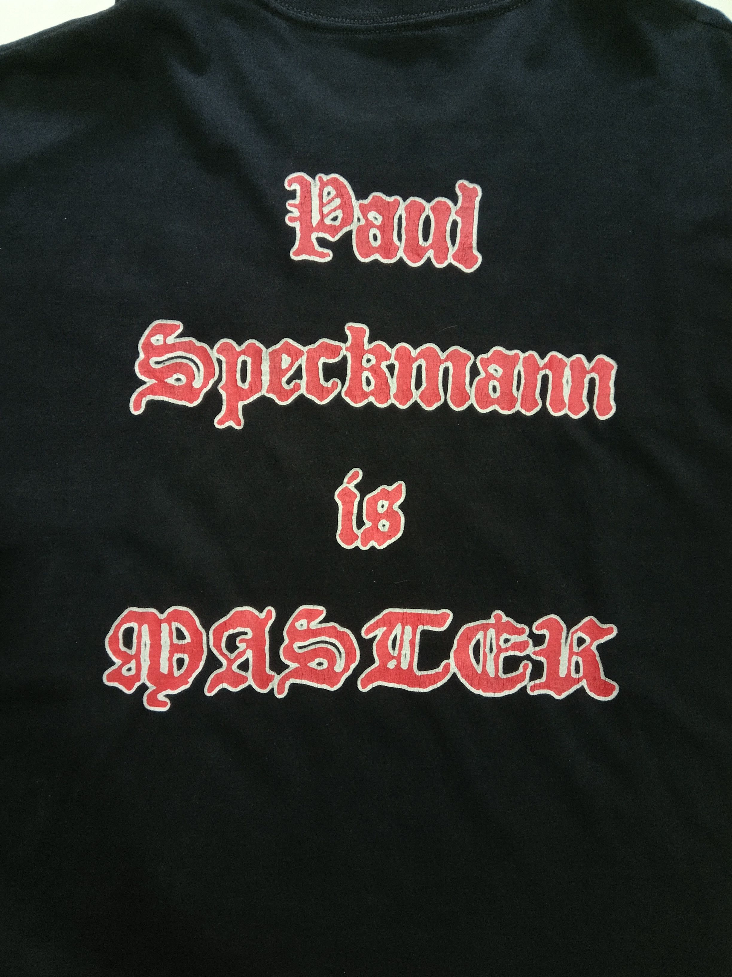 Band Tees × Vintage MASTER Paul speckmann is master Size US XL / EU 56 / 4 - 4 Thumbnail