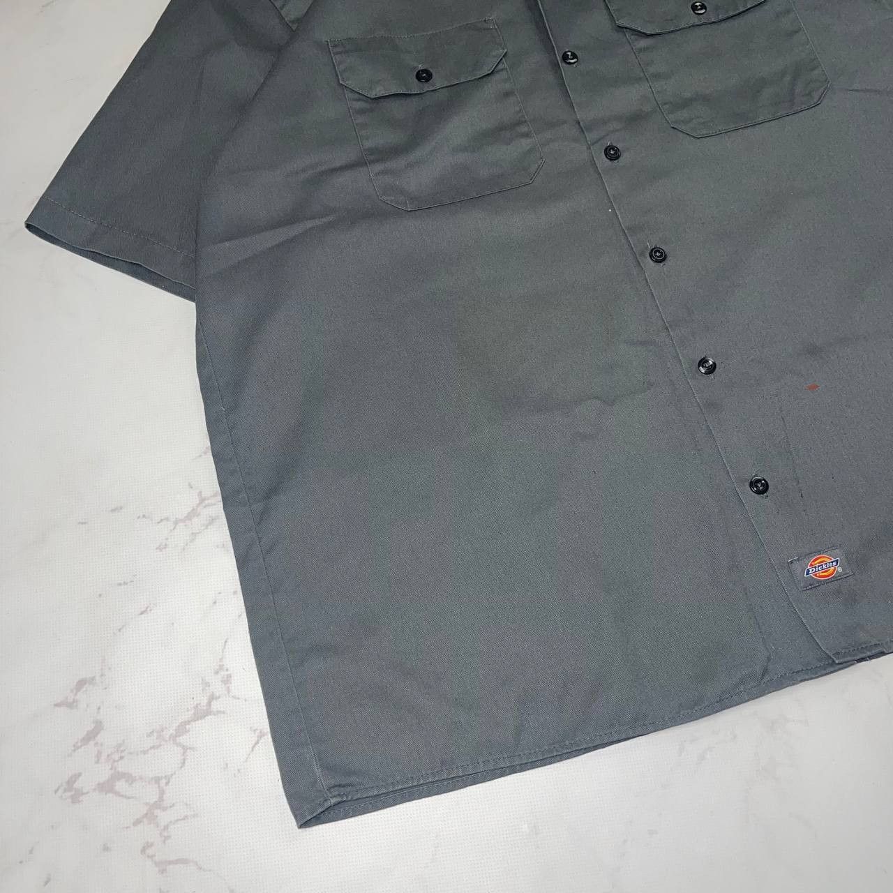 Dickies Vintage Dickies Blend Gray Uniforms Shirt Short Sleeve Sz XL Size US XL / EU 56 / 4 - 8 Thumbnail