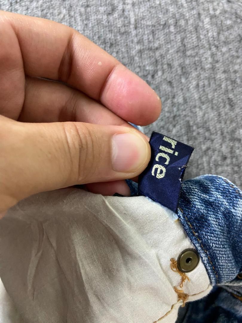 Japanese Brand AVARICE Brand Distressed Cargo Jeans (197) Size US 30 / EU 46 - 4 Thumbnail