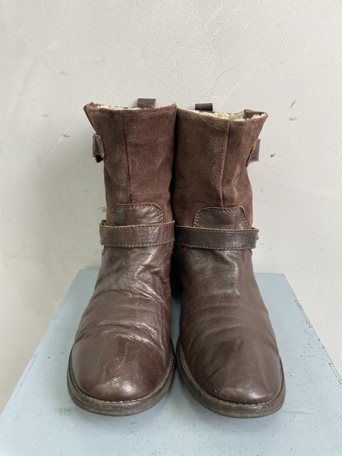A.S.98 Ankle Avant Garde belted moto boots A.S. 98 style japanese Size US 7.5 / EU 40-41 - 4 Thumbnail