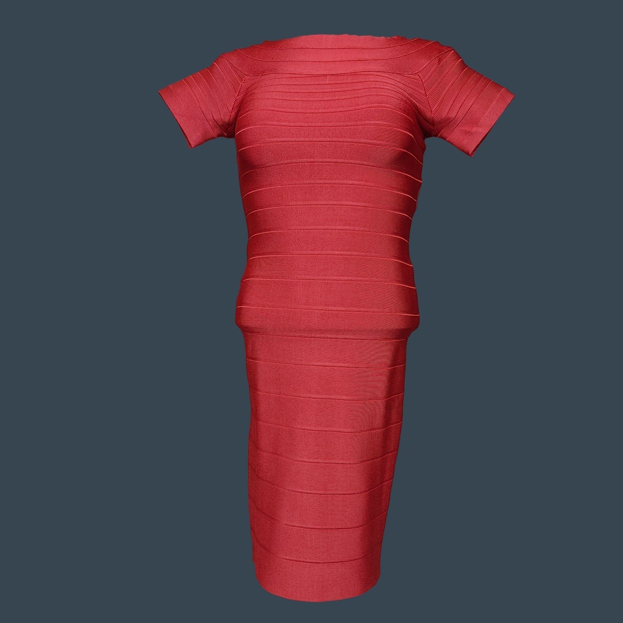 Other Phistic Samantha Women's Red Knit Dress Size S Size S / US 4 / IT 40 - 1 Thumbnail
