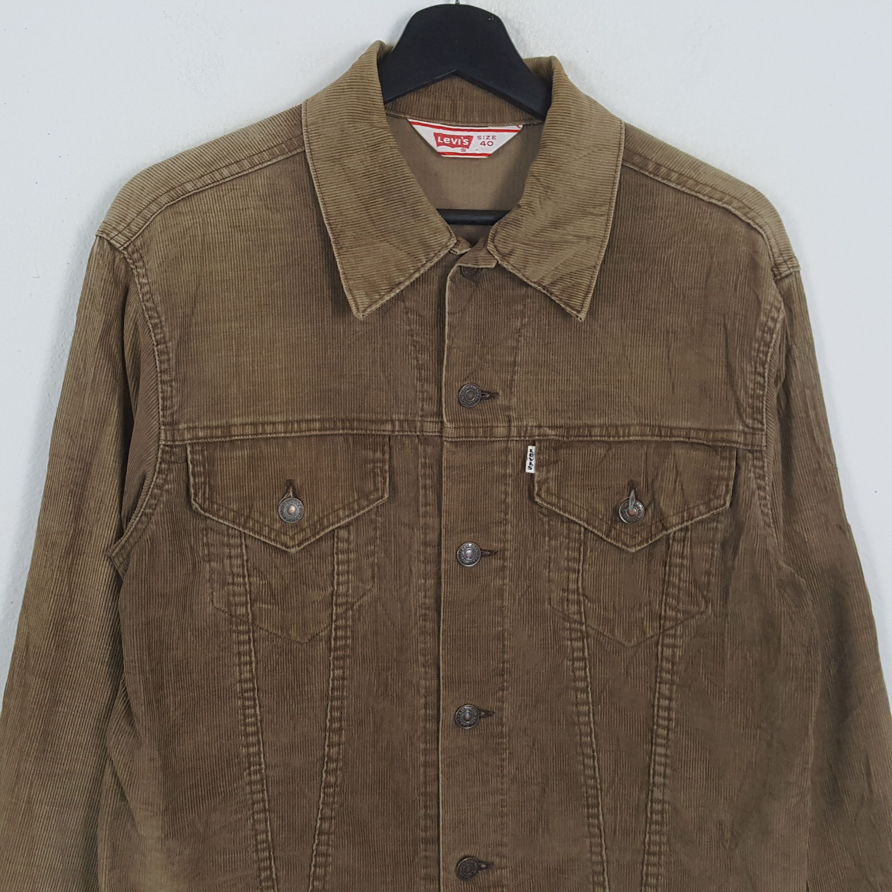 Levi's × Levi's Vintage Clothing × Vintage LEVI'S Streetwear Style Distressed Velvet Jacket Size US M / EU 48-50 / 2 - 2 Thumbnail