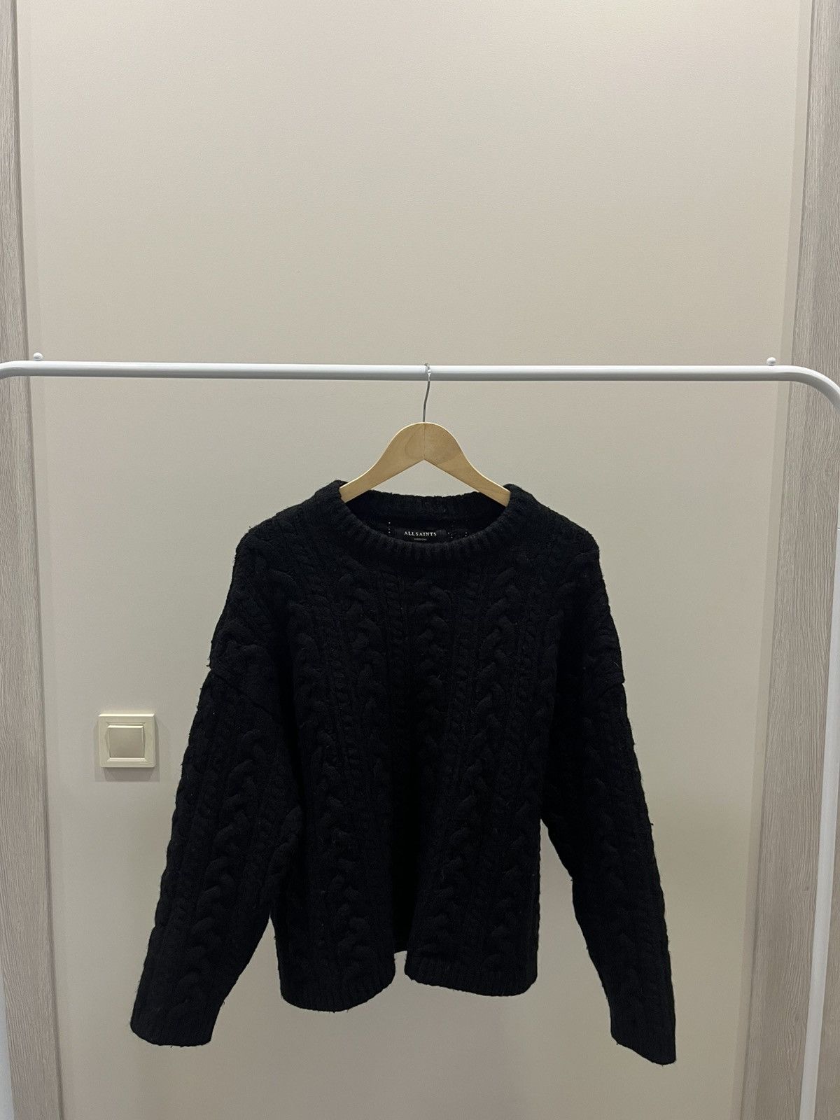Allsaints Vintage sweater Allsaints knitted size M black Size US M / EU 48-50 / 2 - 1 Thumbnail