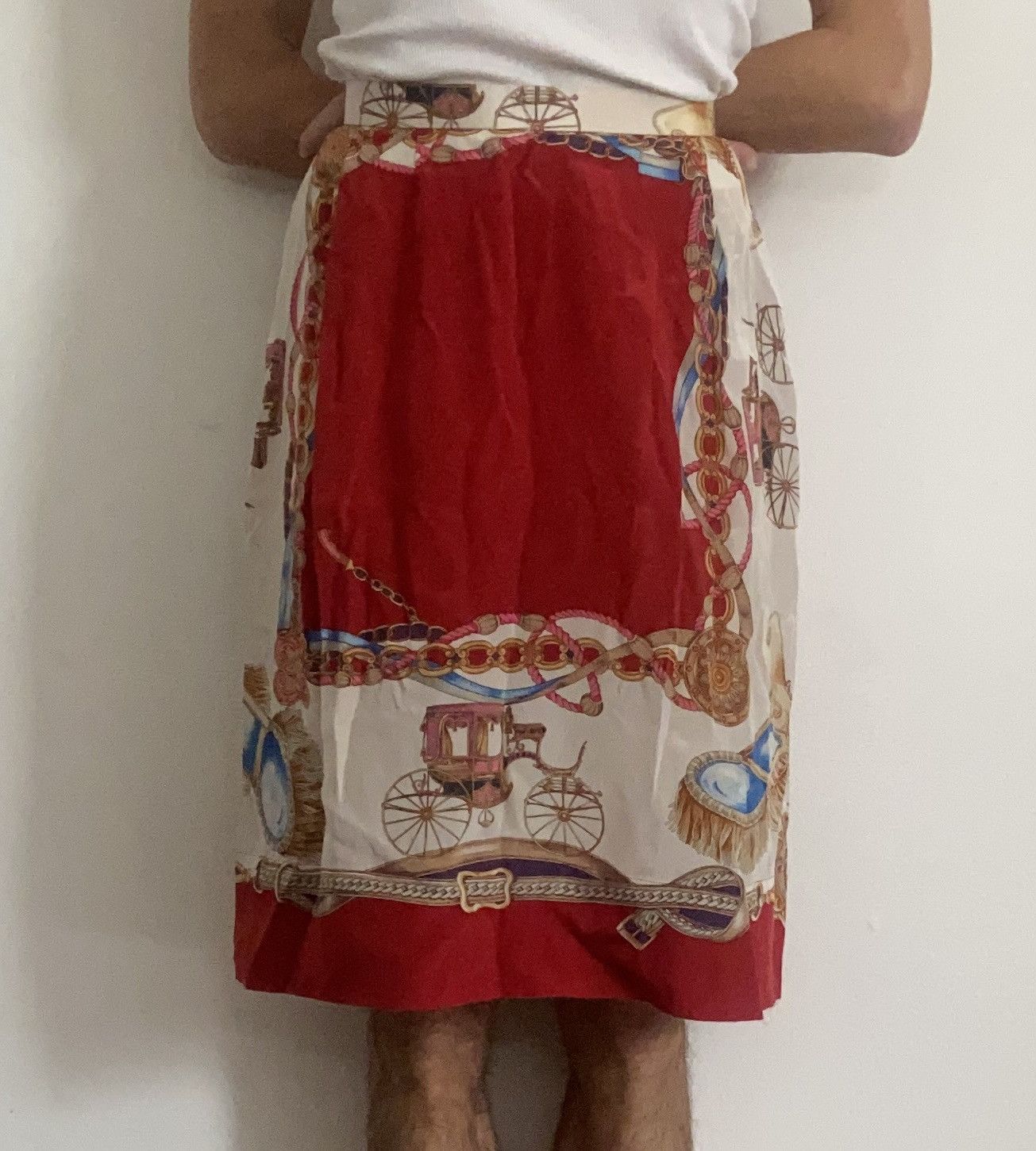 CDG by Comme des Garcons CdG CdG Silk Scarf Skirt Size 27" / US 4 / IT 40 - 4 Thumbnail