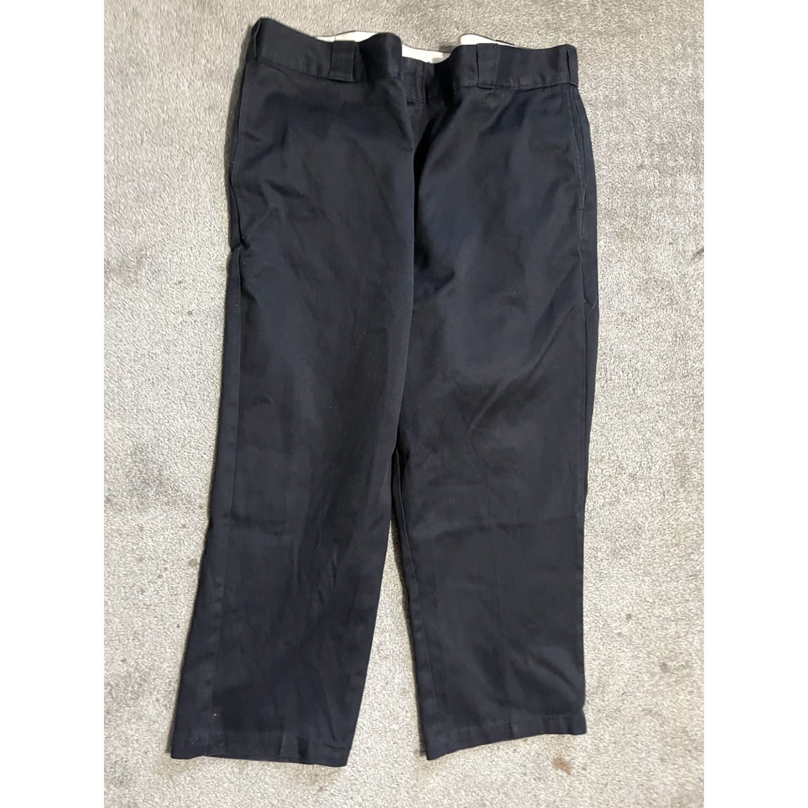 Dickies Dickies 874 Original Fit Black Pants Men's Work Pants 44x25 Hemmed Size US 44 / EU 60 - 3 Thumbnail