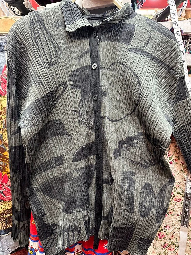 Issey Miyake issey miyake size:3 Grey shirt top 2505-Nextarrow Size XXS / US 00 / IT 34 - 1 Thumbnail