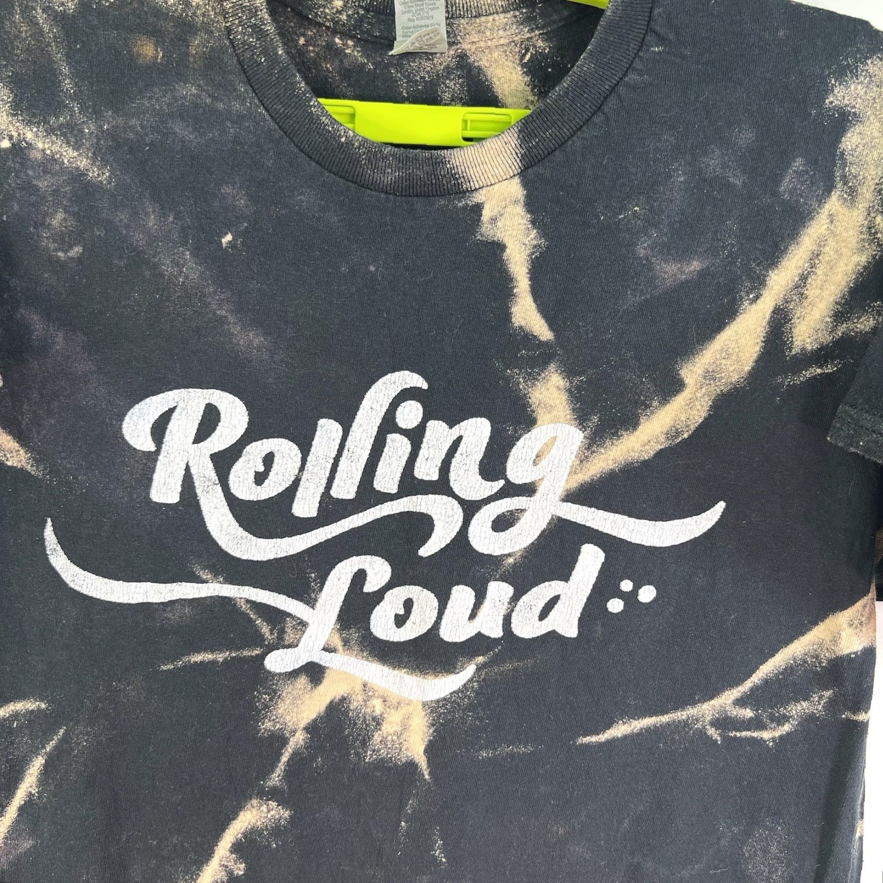 Gildan Gildan T-Shirt Adult Medium Black Rolling Loud 2022 Concert Tour Tie-Dye Graphic Print Hip Hop Mens Size US M / EU 48-50 / 2 - 4 Thumbnail