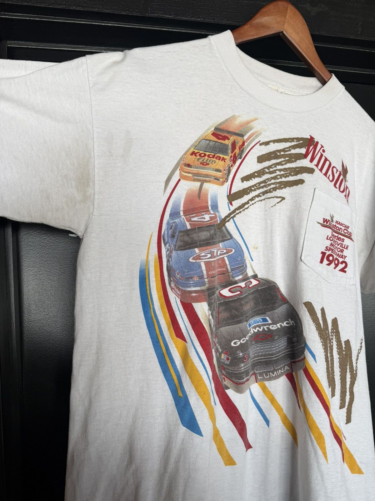 Vintage 1992 Winston Cup Speedway XL T Shirt Size US XL / EU 56 / 4 - 2 Thumbnail