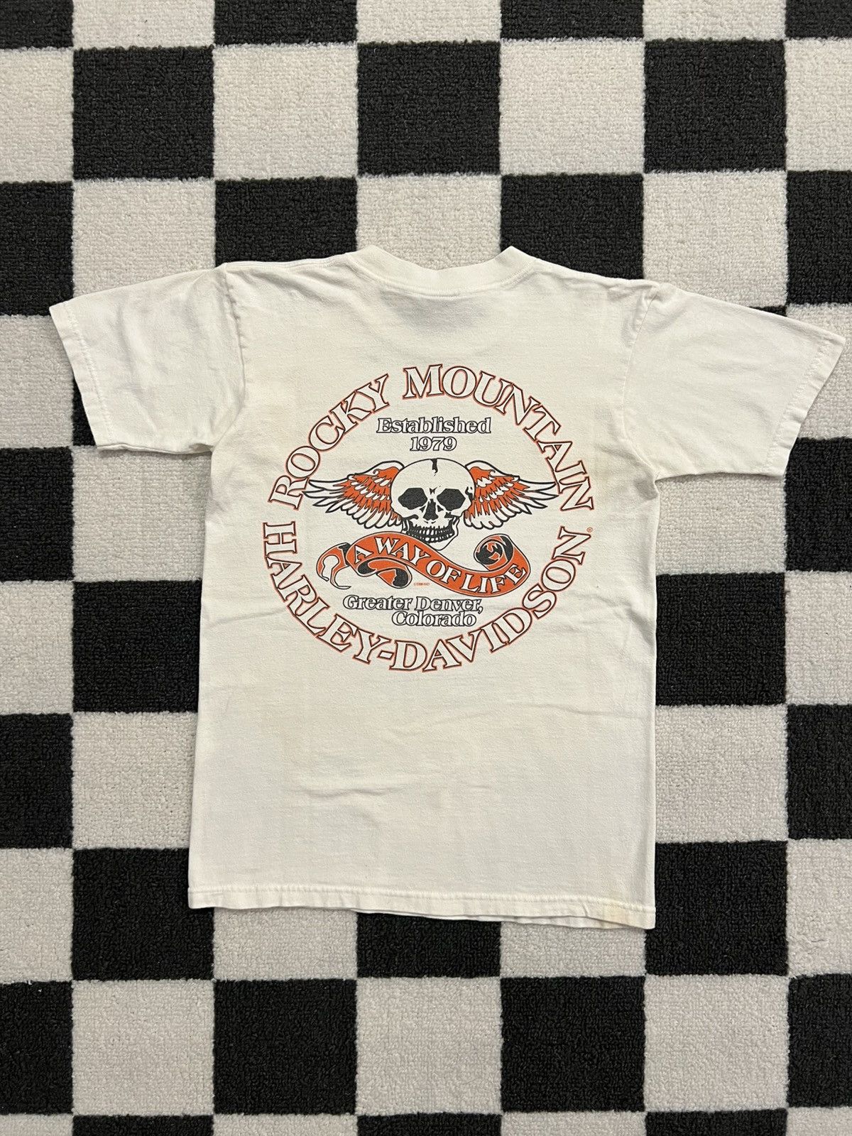 Harley Davidson Vintage 1999 Y2K Harley Davidson Dragon Tee Size S / US 4 / IT 40 - 4 Thumbnail