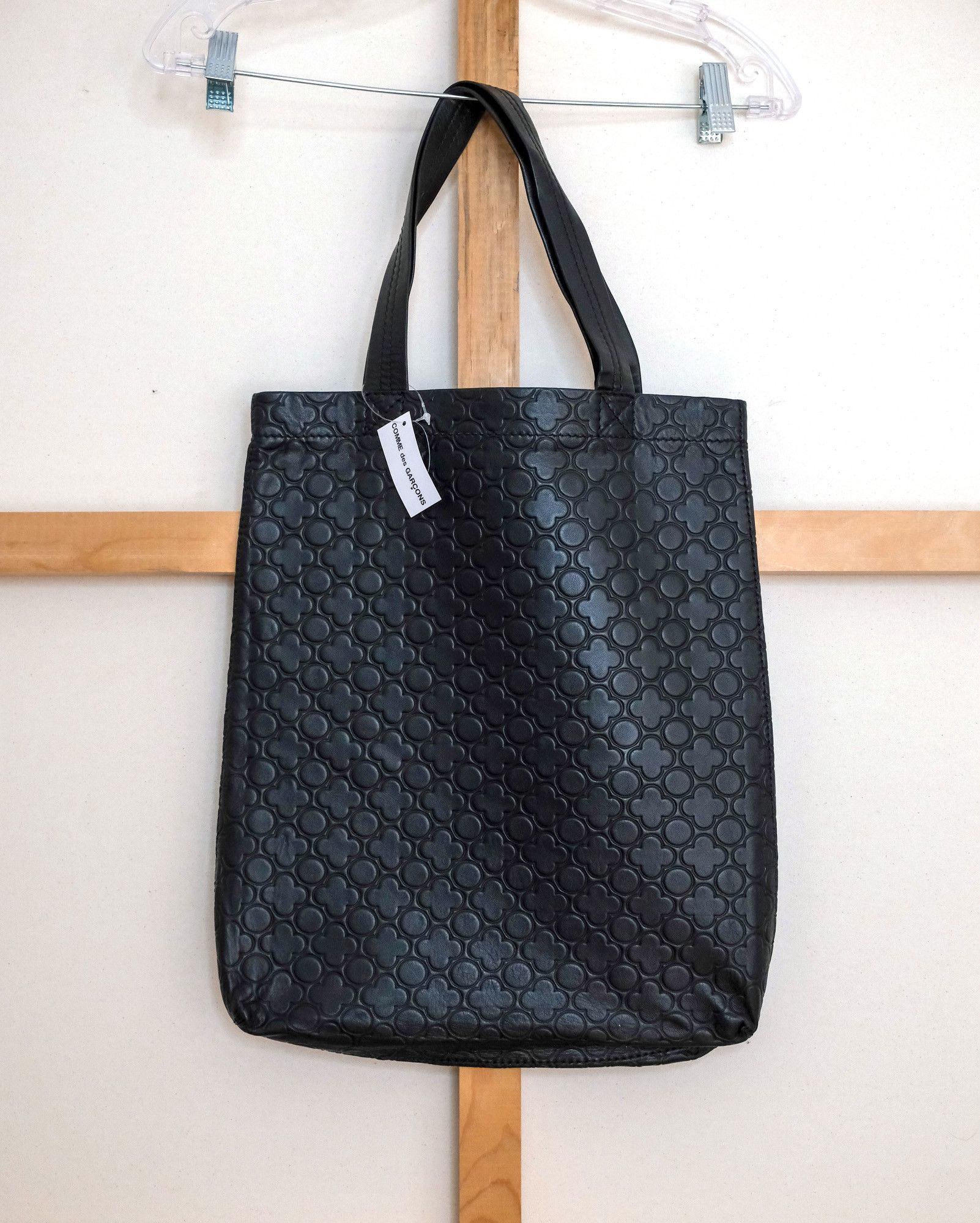 Comme des Garcons BNWT Full Leather Patterned Tote Bag Size ONE SIZE - 1 Thumbnail