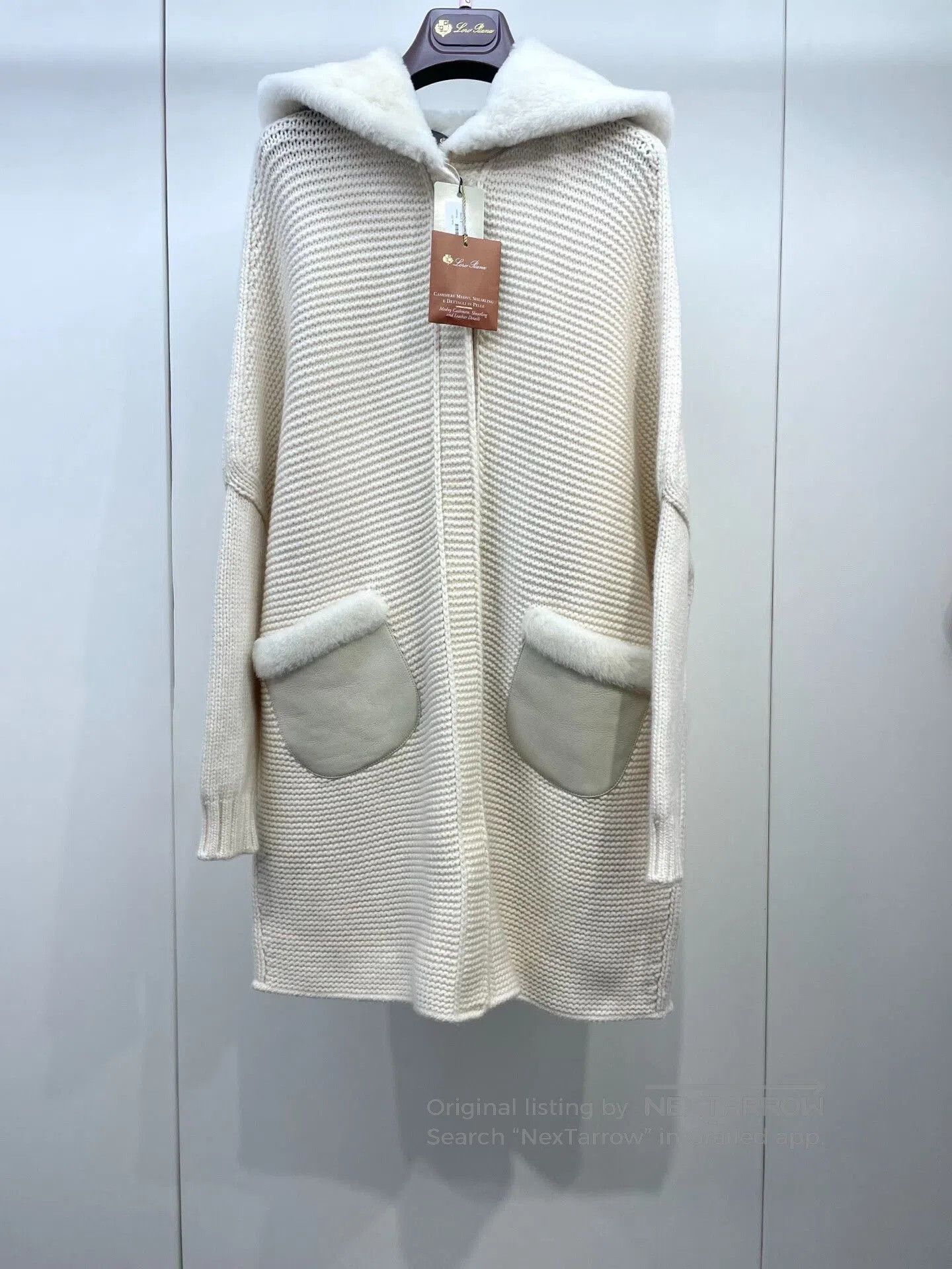 Loro Piana Loropiana Shearling Cashmere Knit Coat. Size S / US 4 / IT 40 - 1 Thumbnail