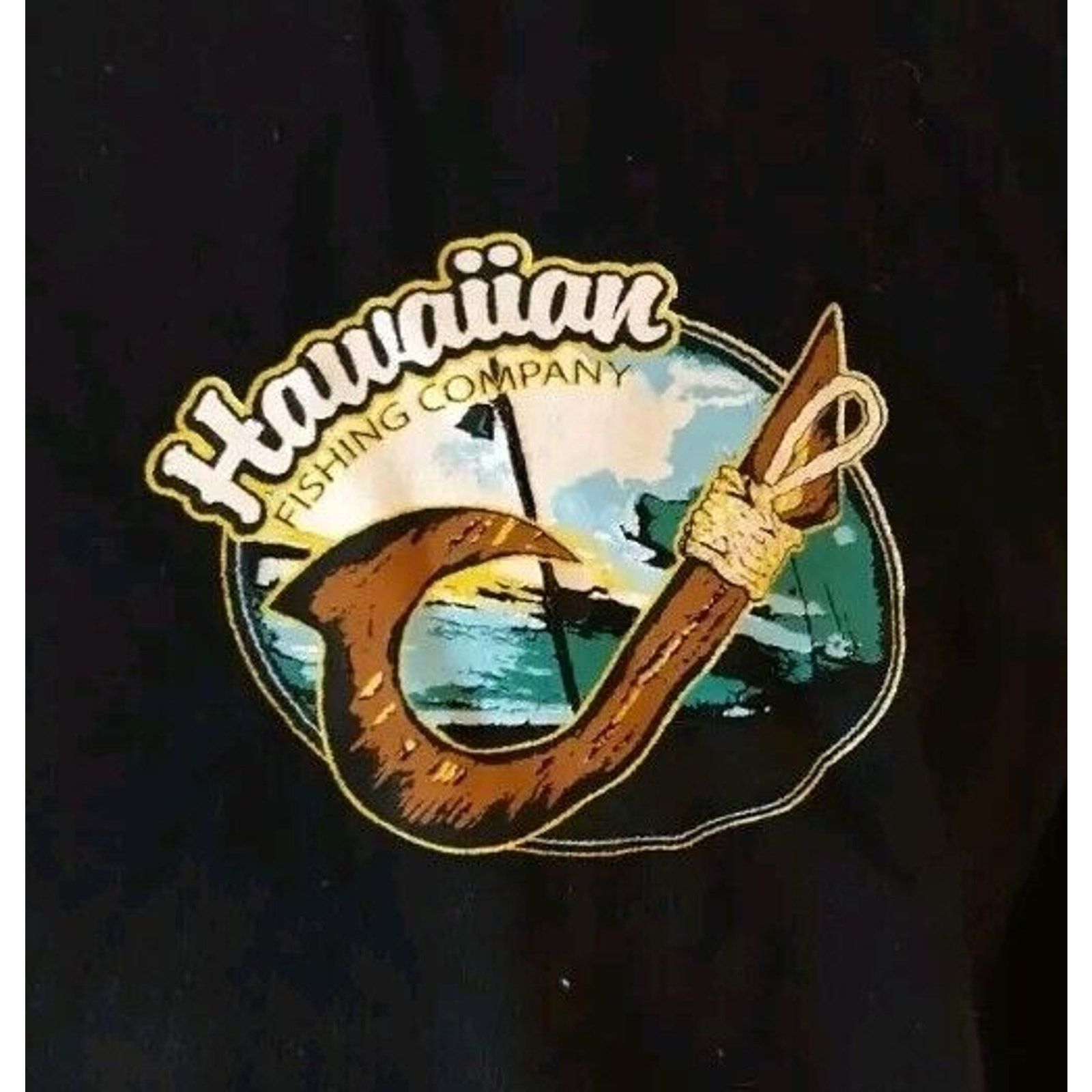 Other Pre-owned Hawaiian Fishing Company Tank Top Black Mens Large Size US L / EU 52-54 / 3 - 4 Thumbnail