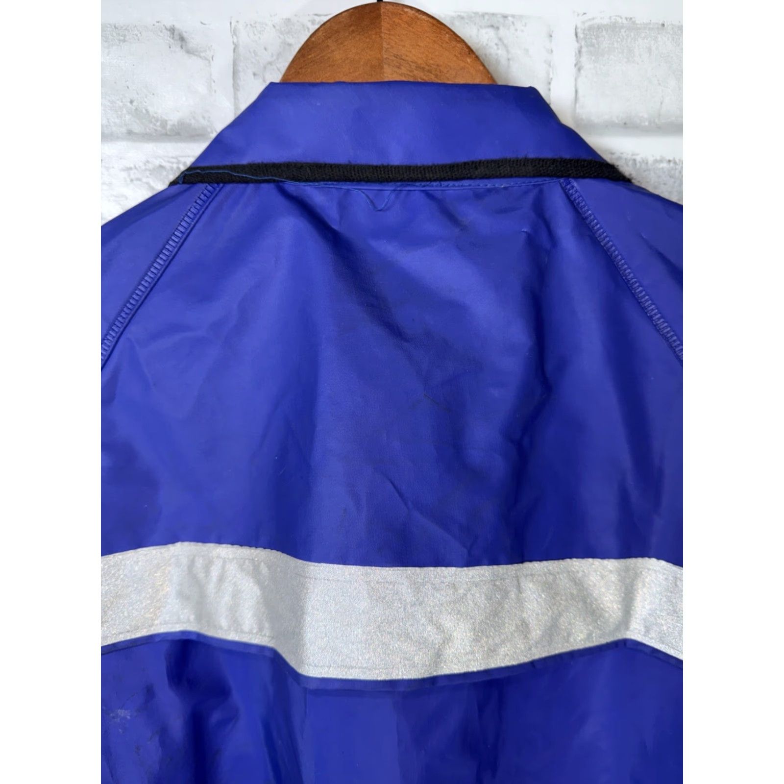 Vintage Dry Rider Signature Line Jacket Men XL Blue Rain Wind Water Repellent Motorcycle Lined Size US XL / EU 56 / 4 - 7 Thumbnail