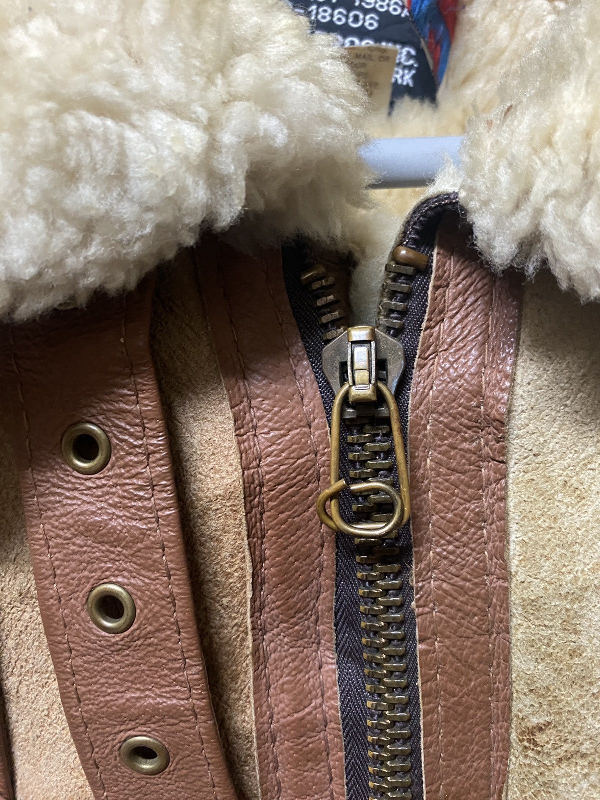 Schott 80s B3 SCHOTT Air Force shearling Flight sheepskin leather Size US M / EU 48-50 / 2 - 6 Thumbnail