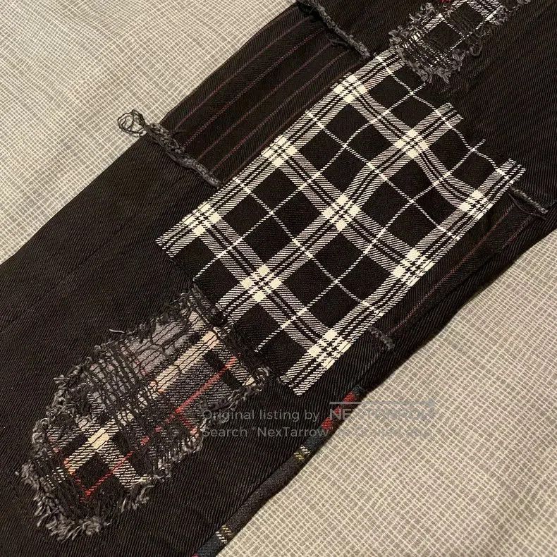 Junya Watanabe Junya Watanabe Patchwork Slim Denim Jeans. Size US 26 / EU 42 - 5 Thumbnail